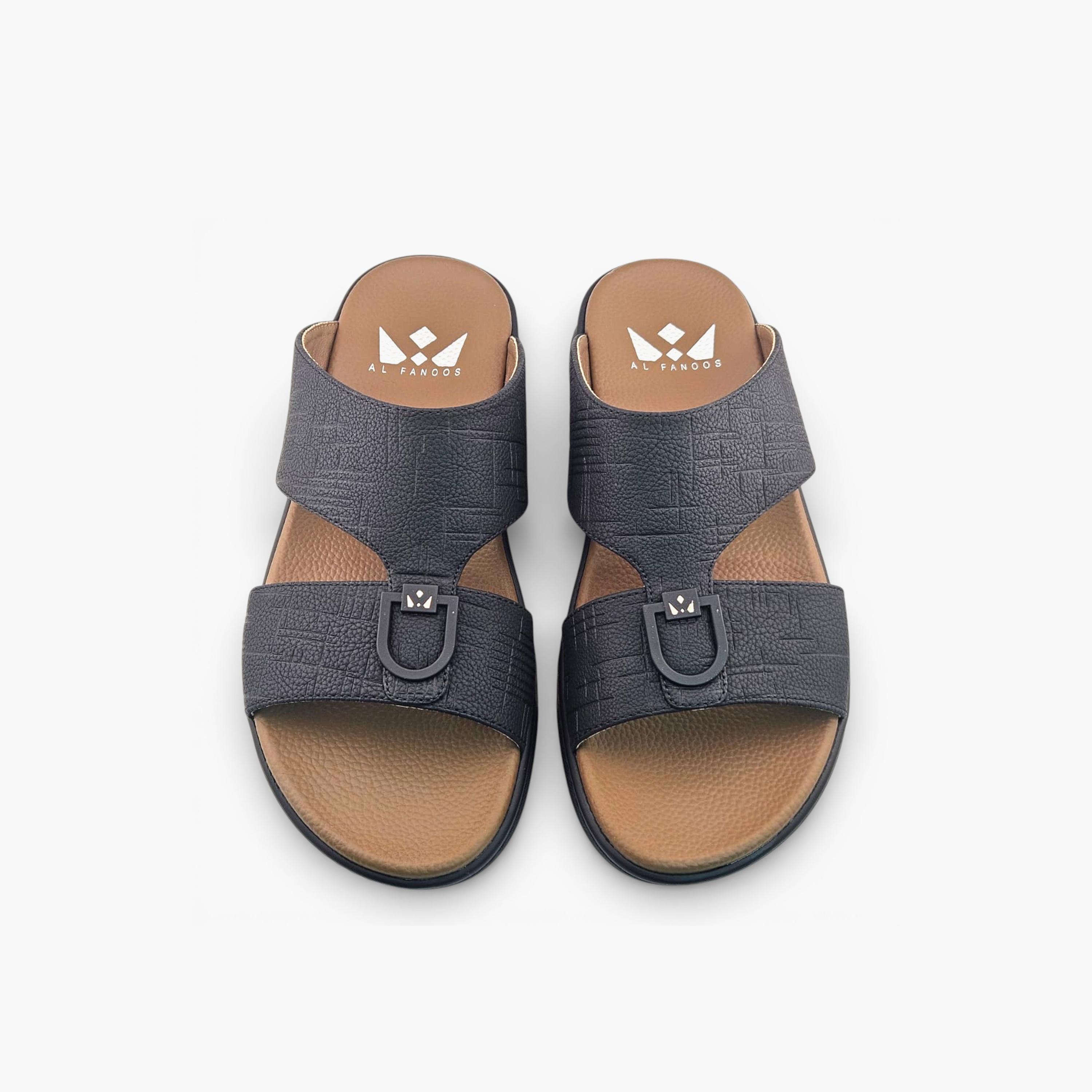 Al Fanoos Mens Slip-On Velours Arabic Sandals | AL2603116-men-shoes-sandals-image-2