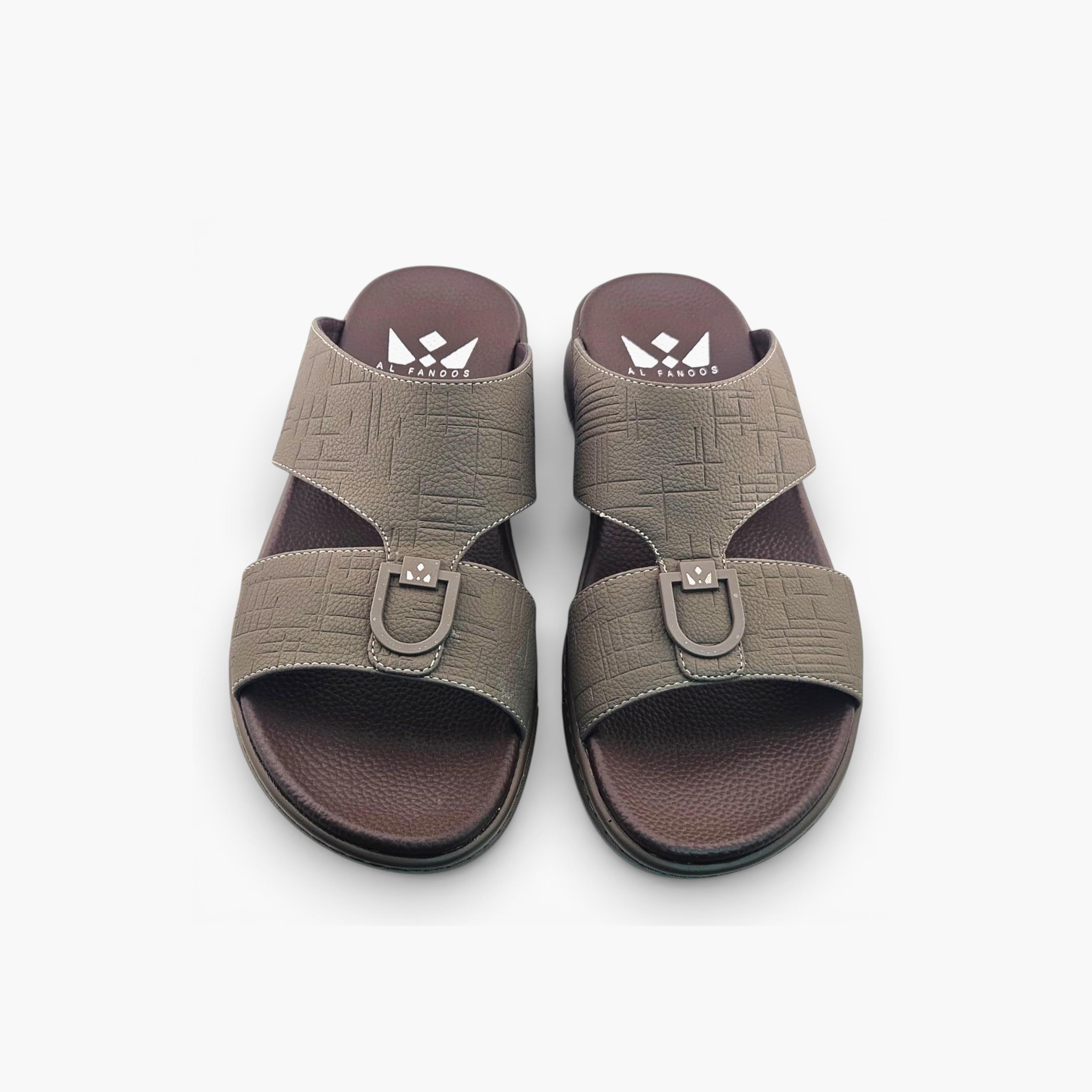 الفانوس - صندل رجالي سهل الارتداء، مصنوع من المخمل العربي | AL2603116-men-shoes-sandals-image-2