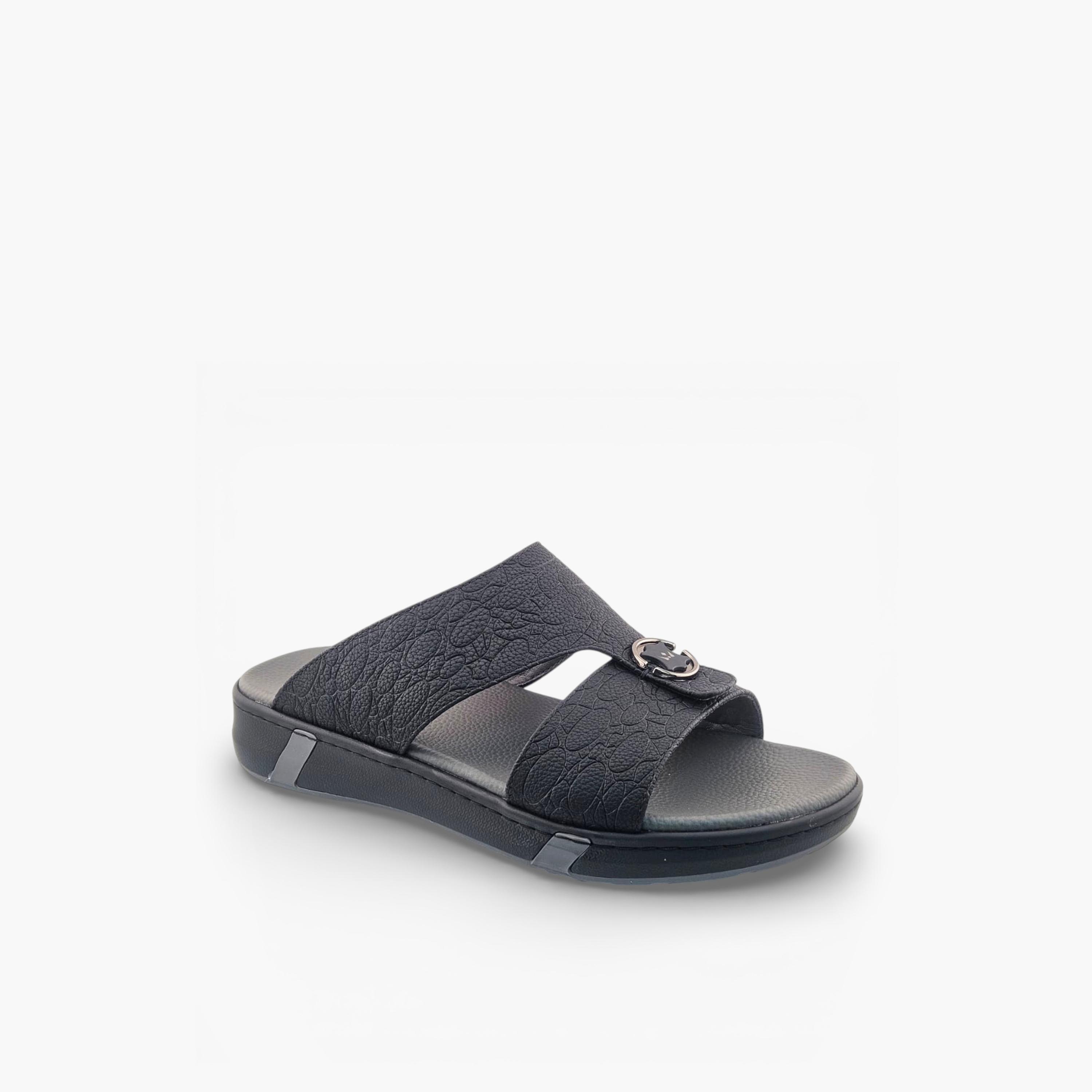 Al Fanoos Mens Slip-On Velours Arabic Sandals | AL2603117-men-shoes-sandals-image-1