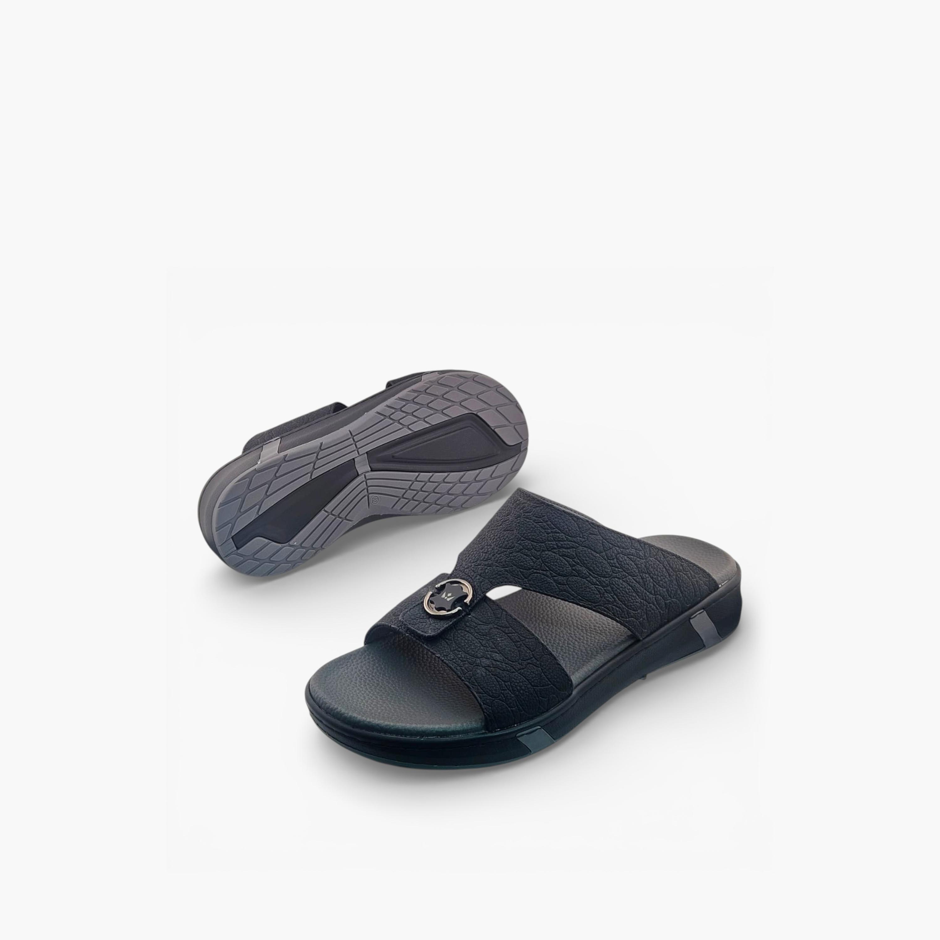 Al Fanoos Mens Slip-On Velours Arabic Sandals | AL2603117-men-shoes-sandals-image-4