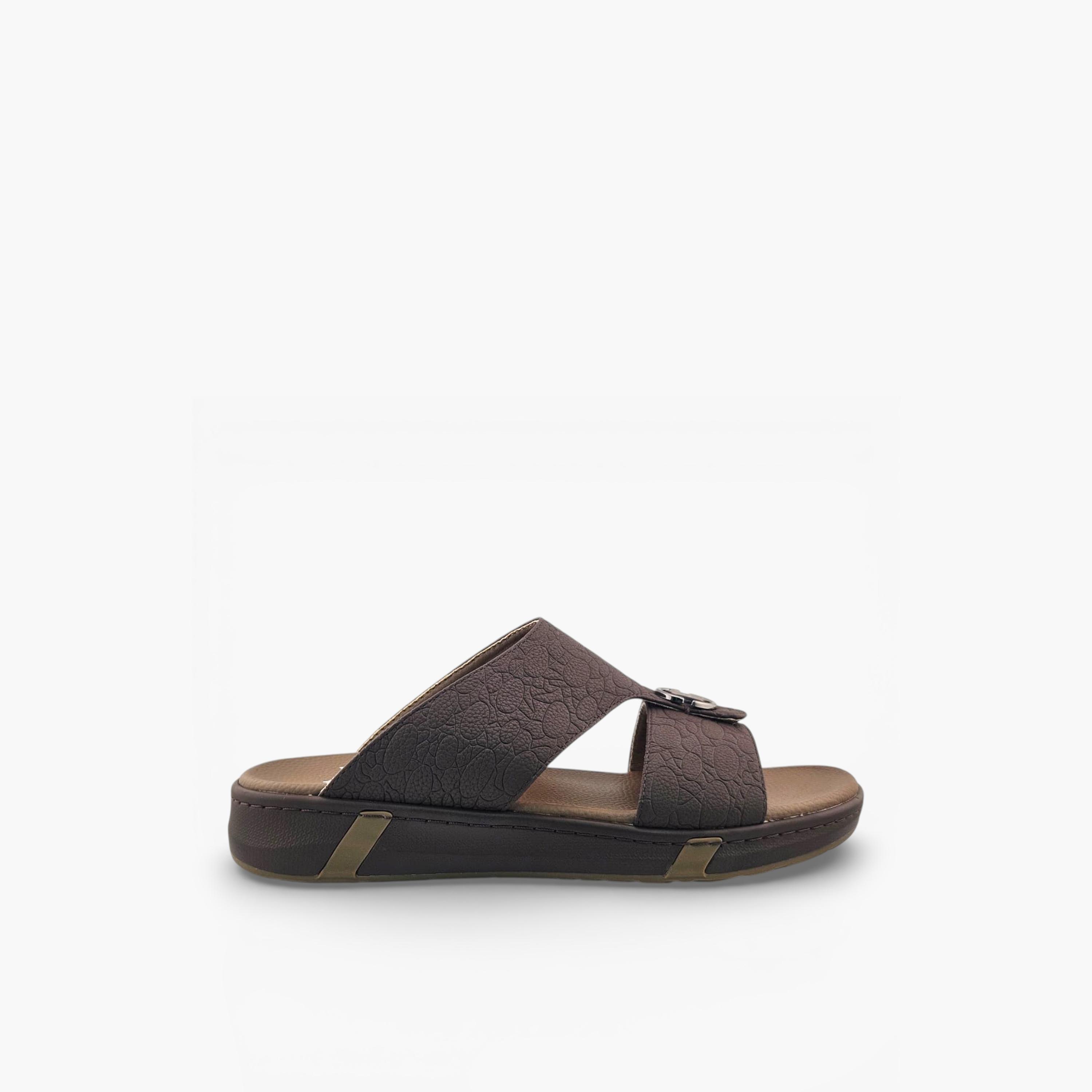 Al Fanoos Mens Slip-On Velours Arabic Sandals | AL2603117-men-shoes-sandals-image-3
