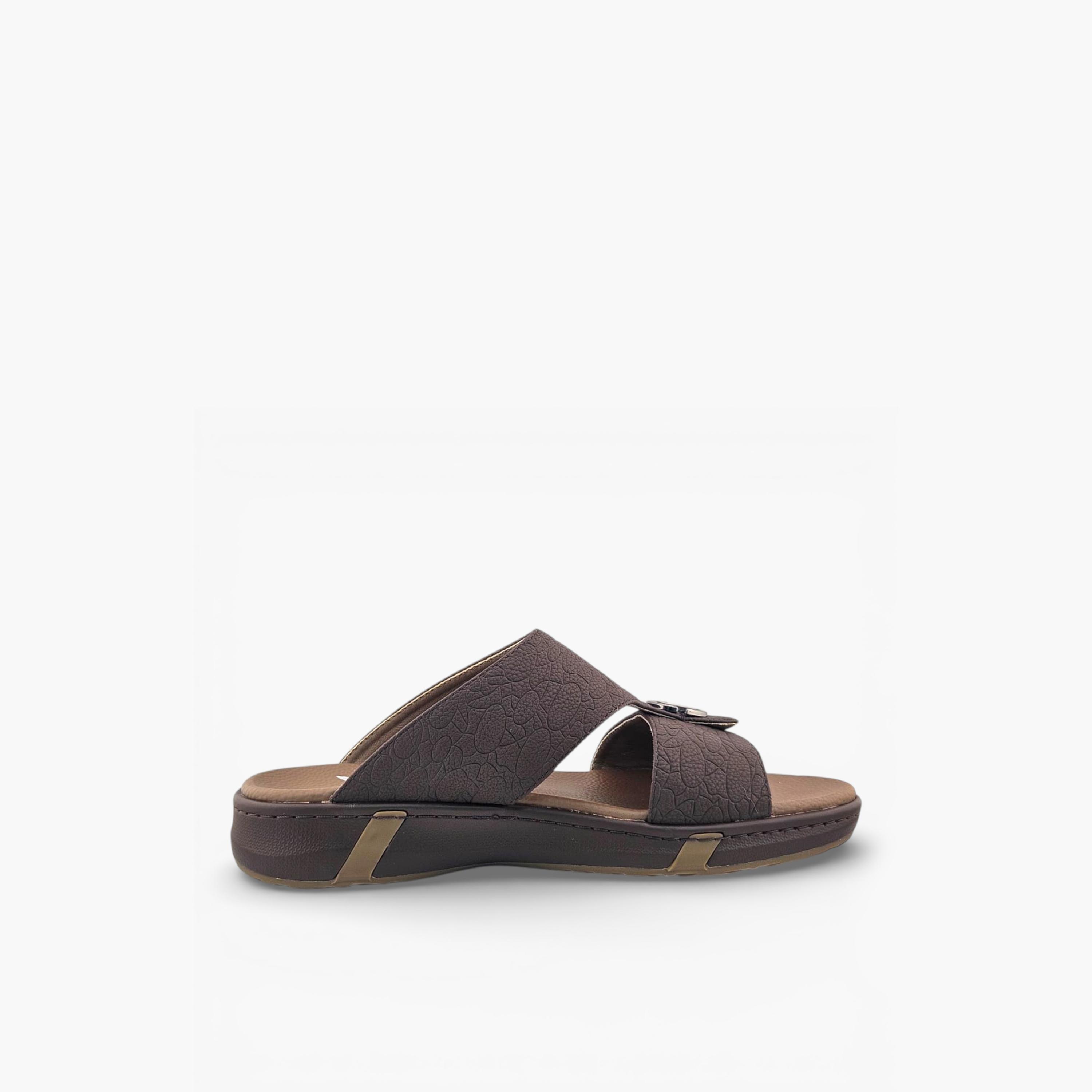Al Fanoos Mens Slip-On Velours Arabic Sandals | AL2603117-men-shoes-sandals-image-5