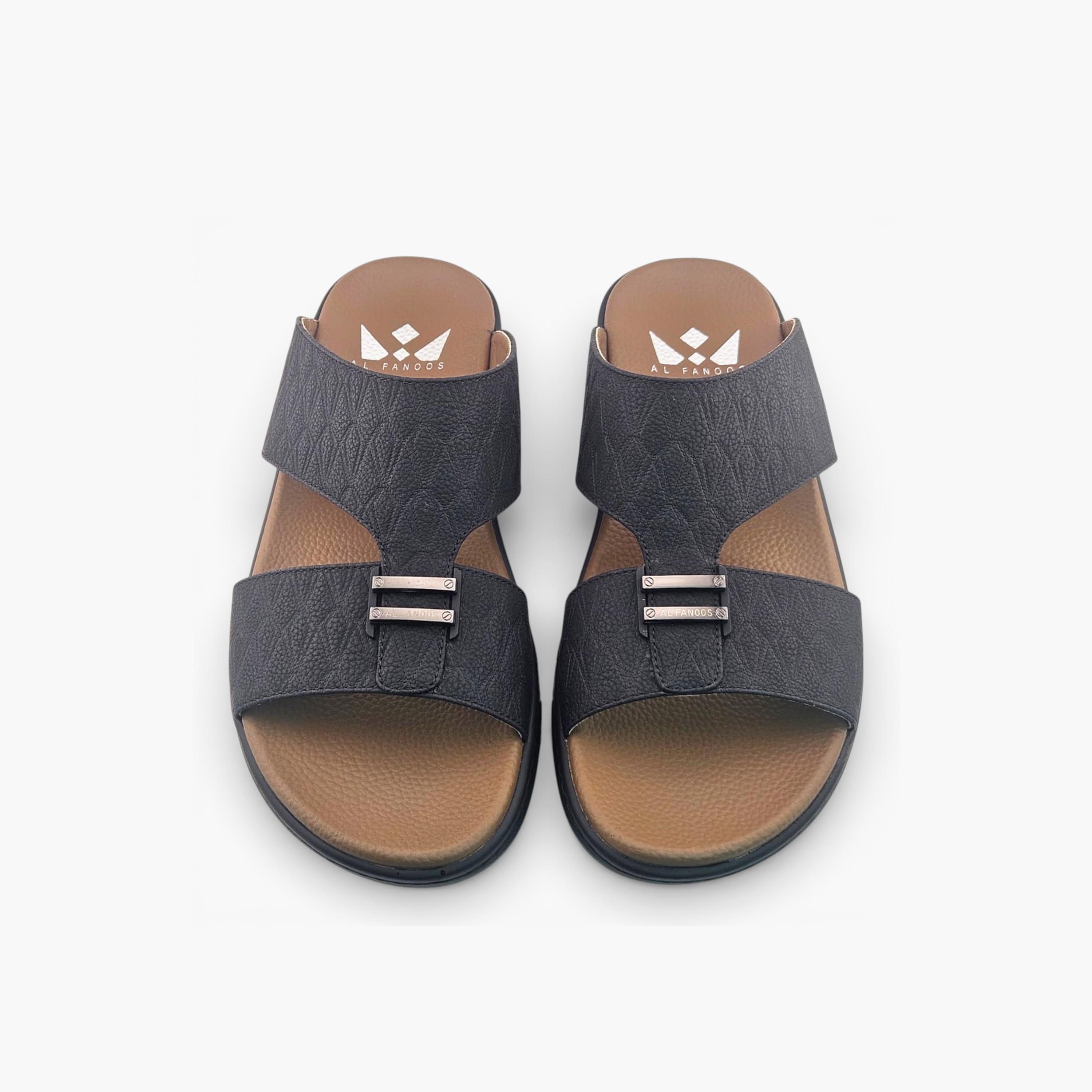 Al Fanoos Mens Slip-On Velours Arabic Sandals | AL2603118-men-shoes-sandals-image-2