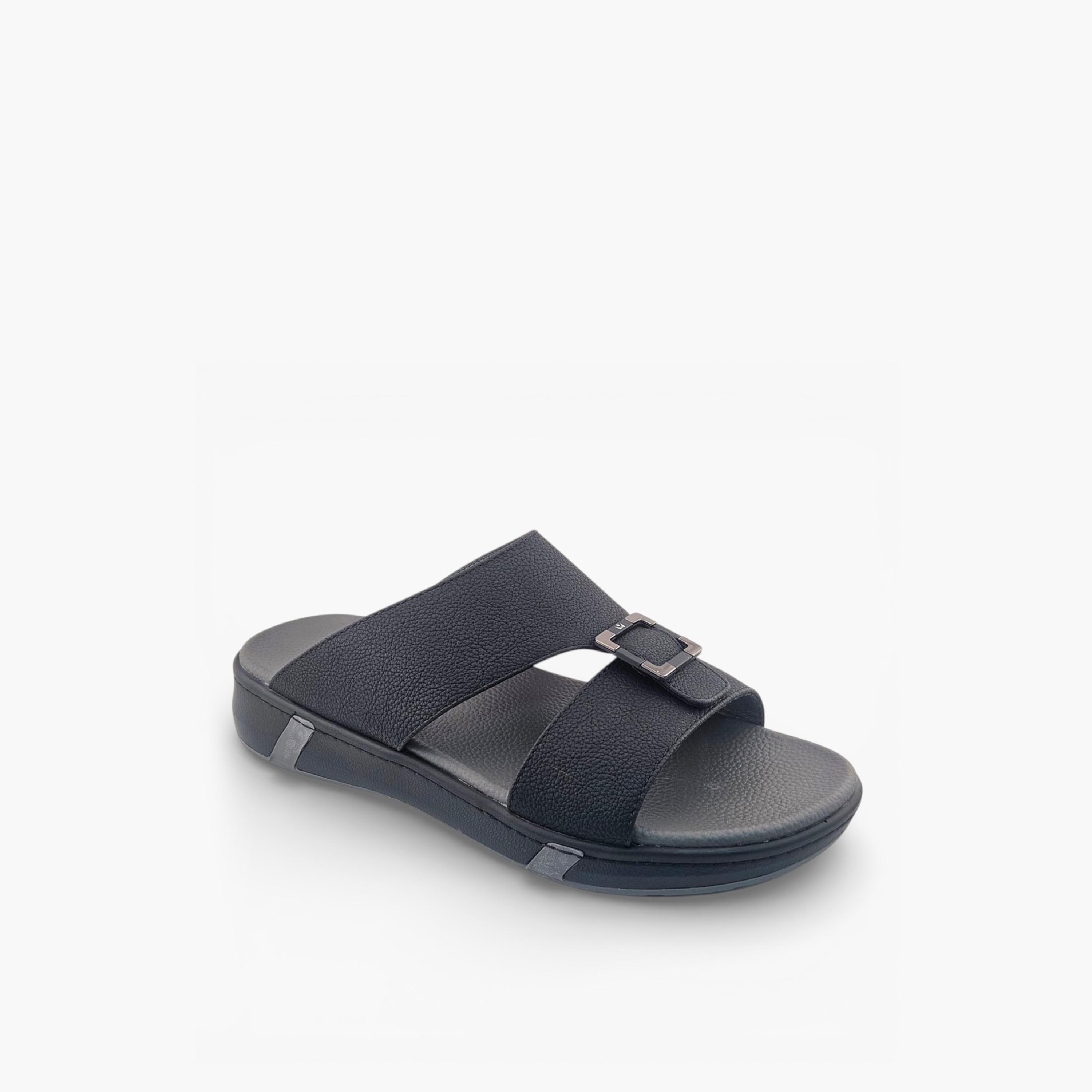 Al Fanoos Mens Slip-On Velours Arabic Sandals | AL2603119-men-shoes-sandals-image-1