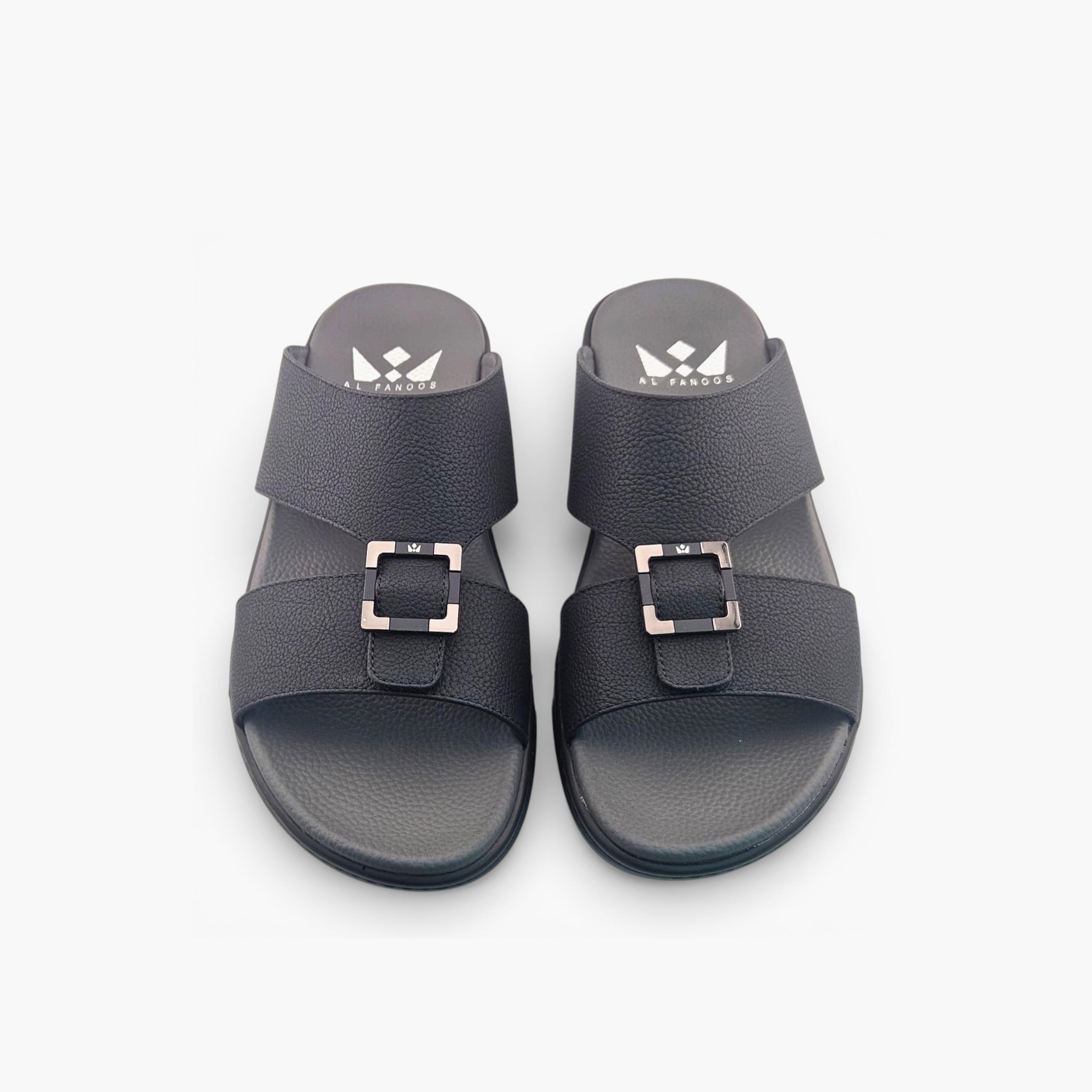 Al Fanoos Mens Slip-On Velours Arabic Sandals | AL2603119-men-shoes-sandals-image-2