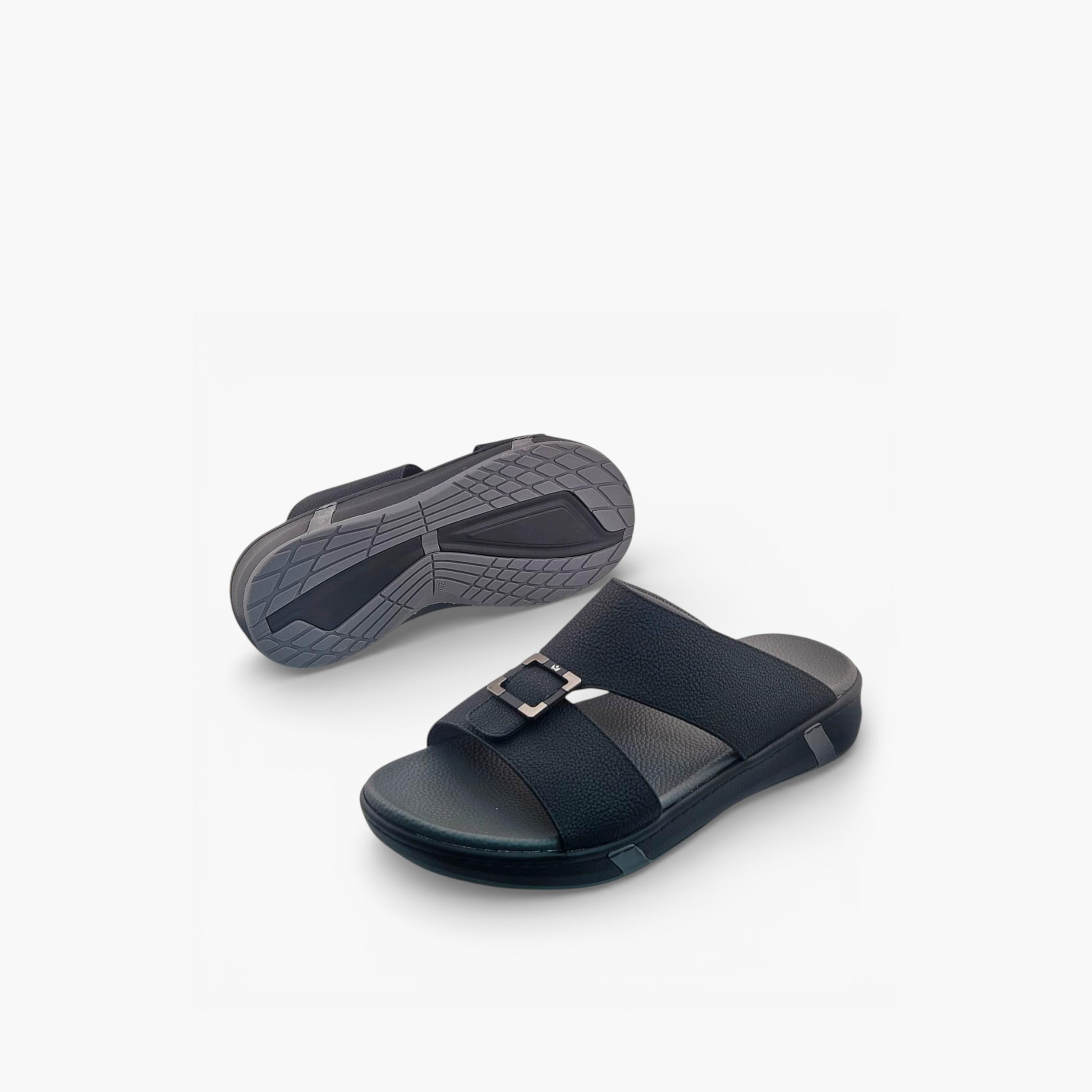 Al Fanoos Mens Slip-On Velours Arabic Sandals | AL2603119-men-shoes-sandals-image-4