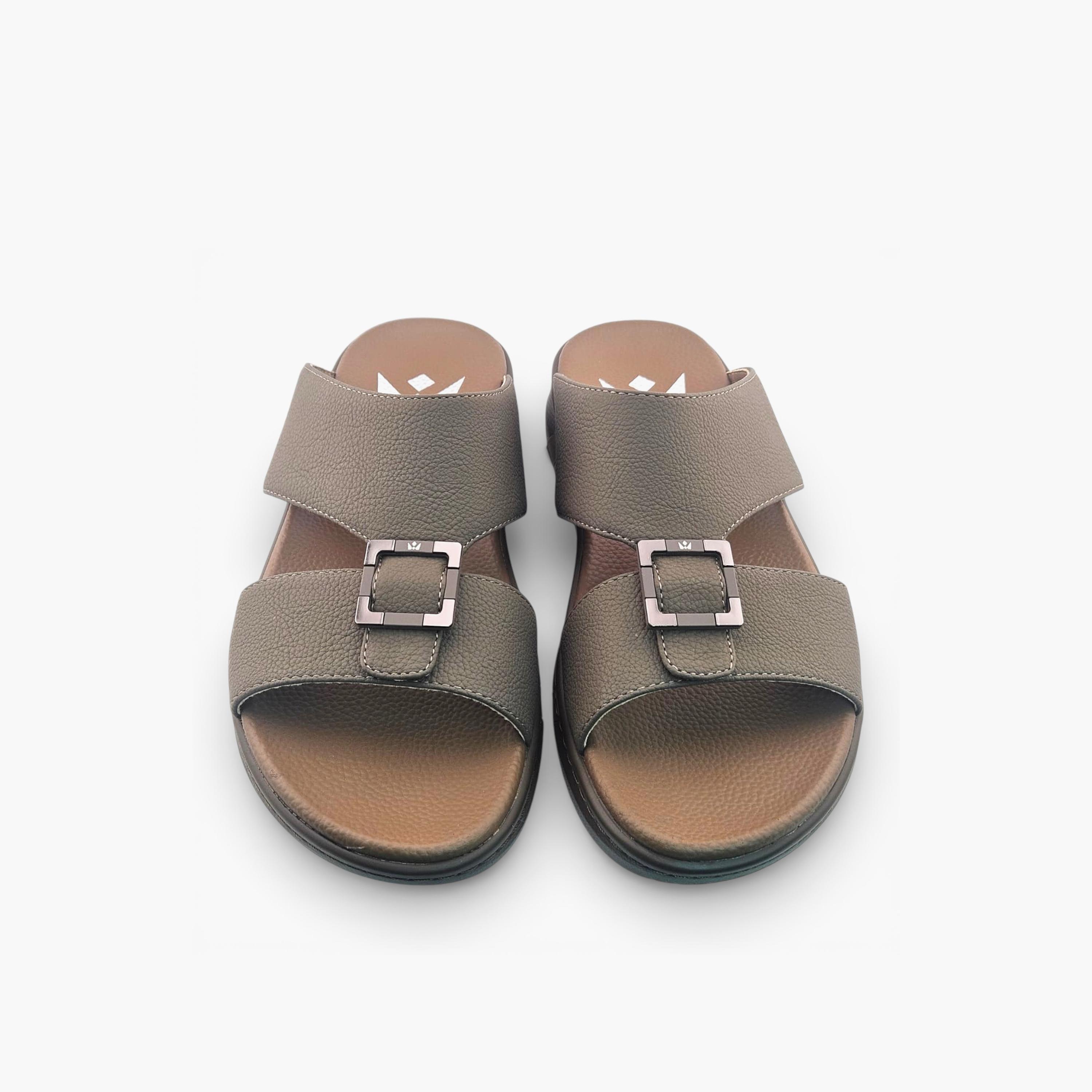 Al Fanoos Mens Slip-On Velours Arabic Sandals | AL2603119-men-shoes-sandals-image-2