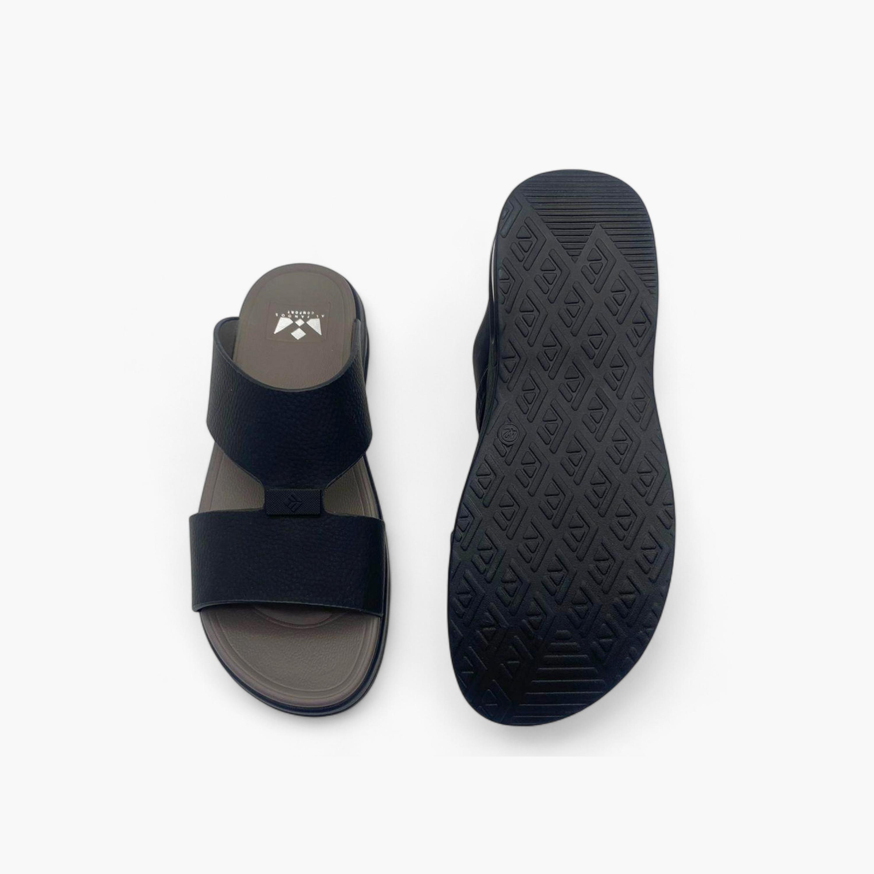Al Fanoos Men's Slip On Luxe Comfort Arabic Sandals | AL7510-F11-men-shoes-sandals-image-5