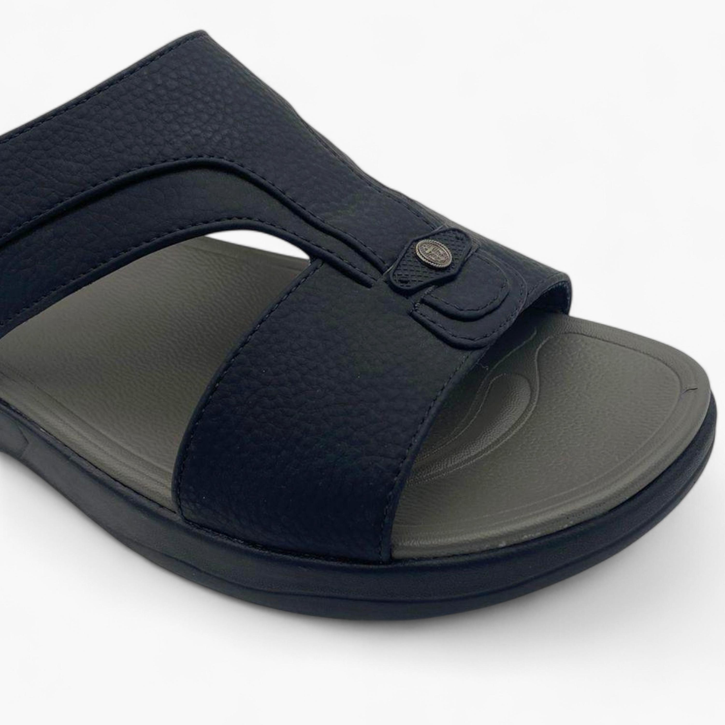 Al Fanoos Men's Slip On Luxe Comfort Arabic Sandals | AL7510-F12-men-shoes-sandals-image-3