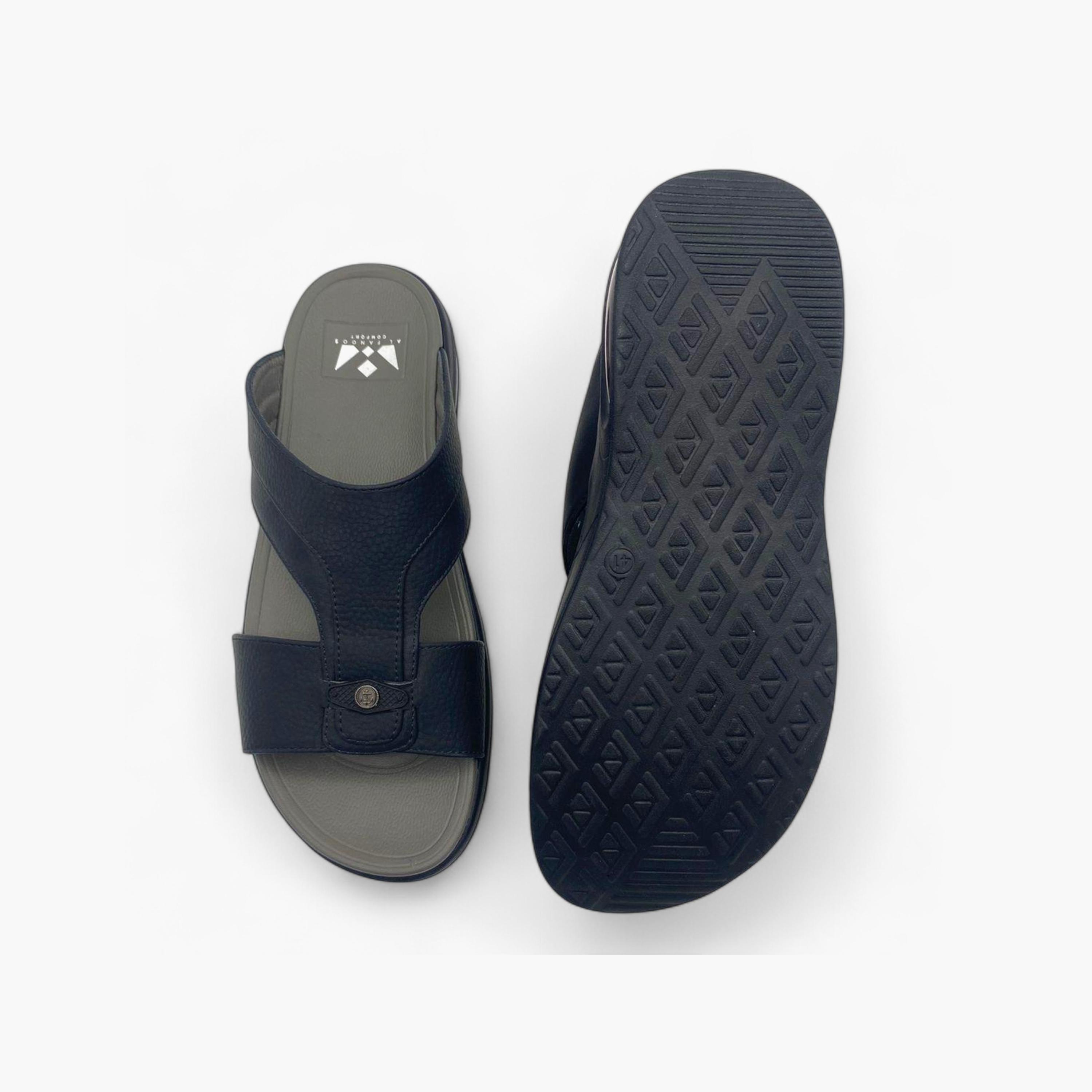 Al Fanoos Men's Slip On Luxe Comfort Arabic Sandals | AL7510-F12-men-shoes-sandals-image-5