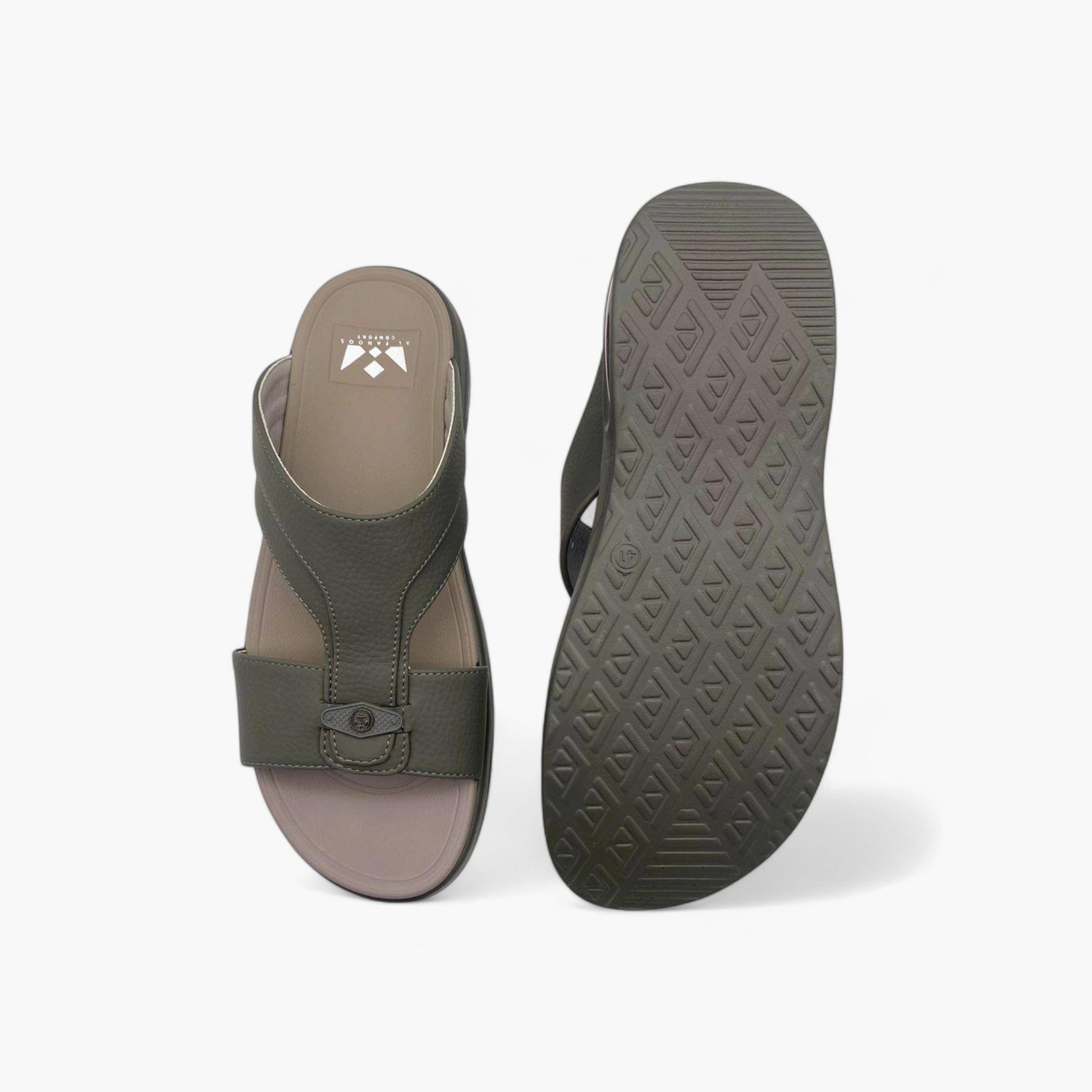 الفانوس- صندل عربي رجالي سهل الارتداء | AL7510-F12-men-shoes-sandals-image-5