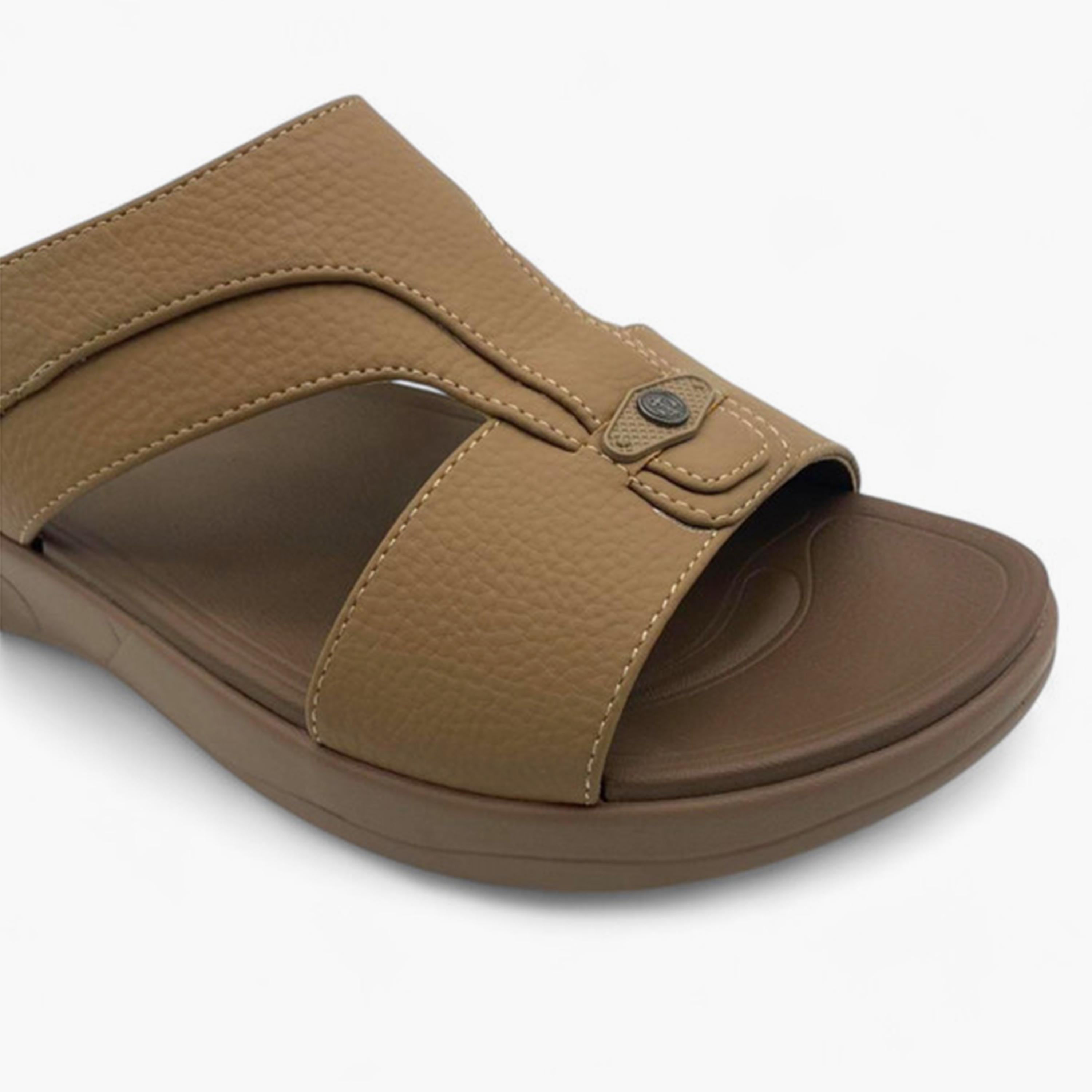 الفانوس- صندل عربي رجالي سهل الارتداء | AL7510-F12-men-shoes-sandals-image-3