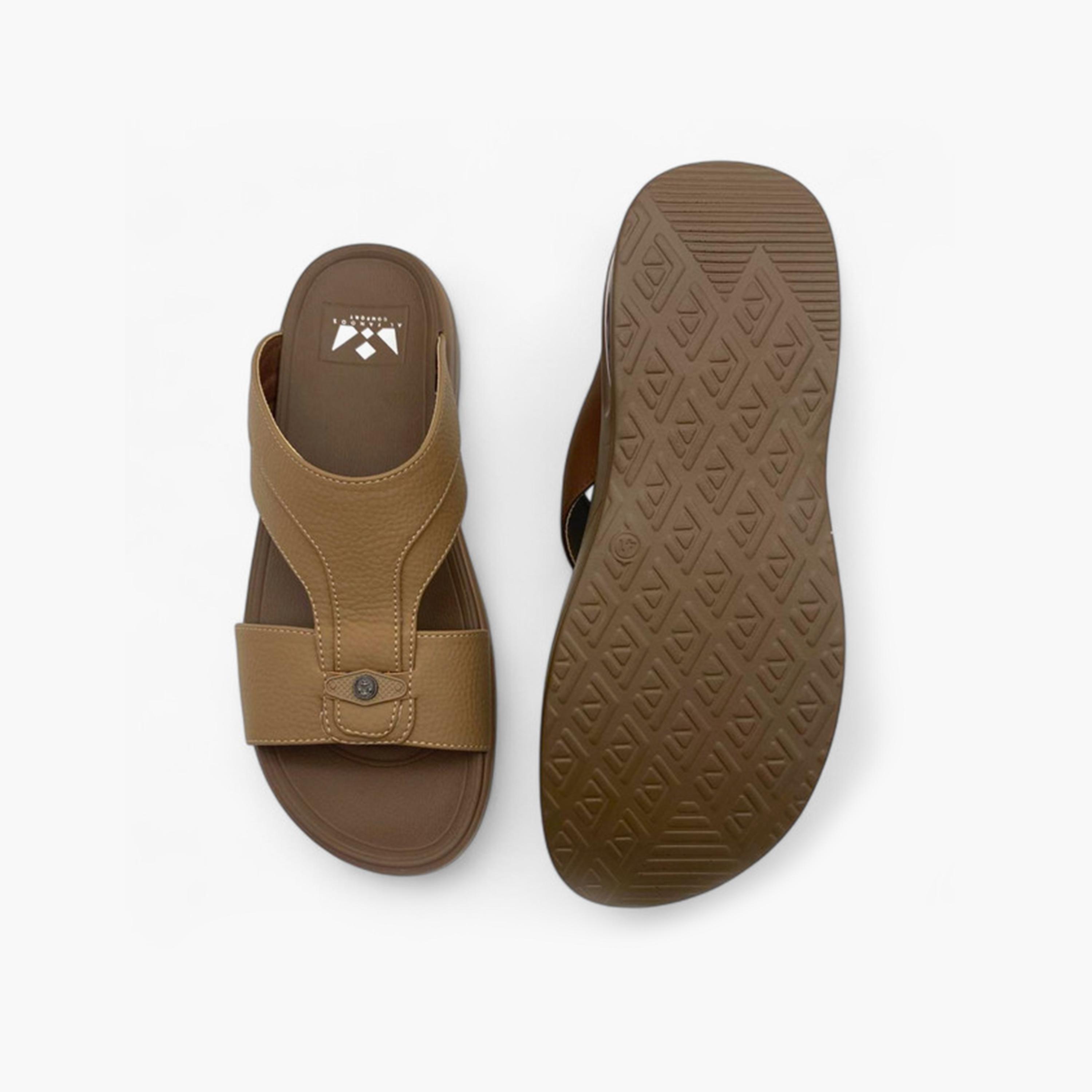 الفانوس- صندل عربي رجالي سهل الارتداء | AL7510-F12-men-shoes-sandals-image-5