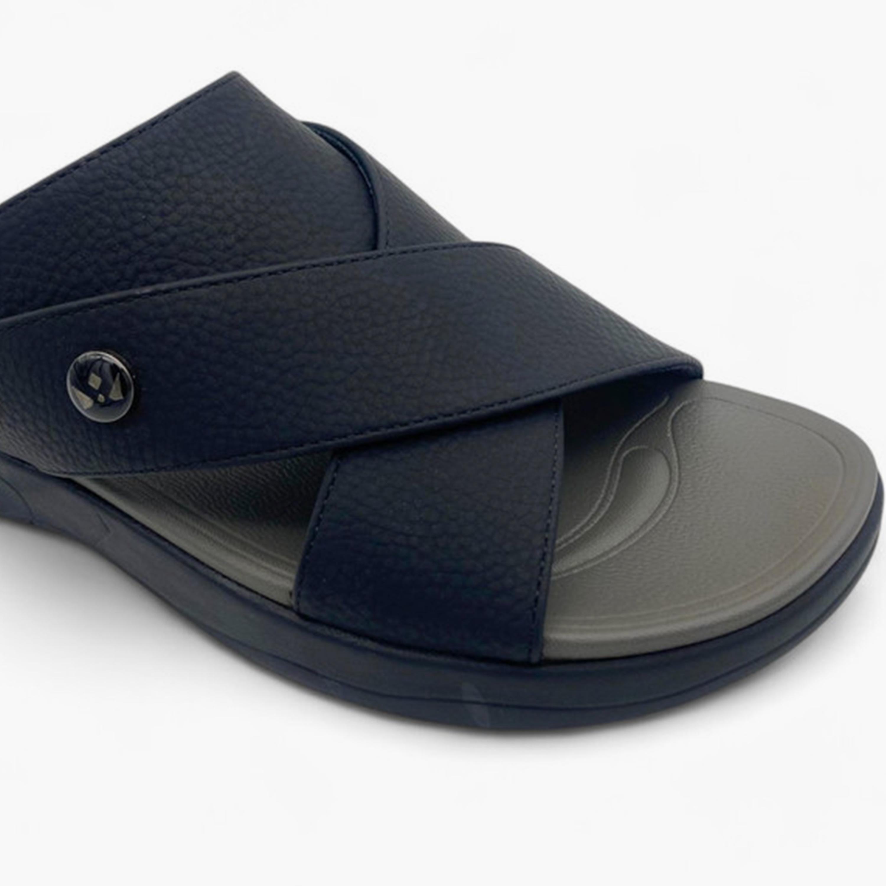 Al Fanoos Men's Slip On Luxe Comfort Arabic Sandals | AL7510-F13-men-shoes-sandals-image-3
