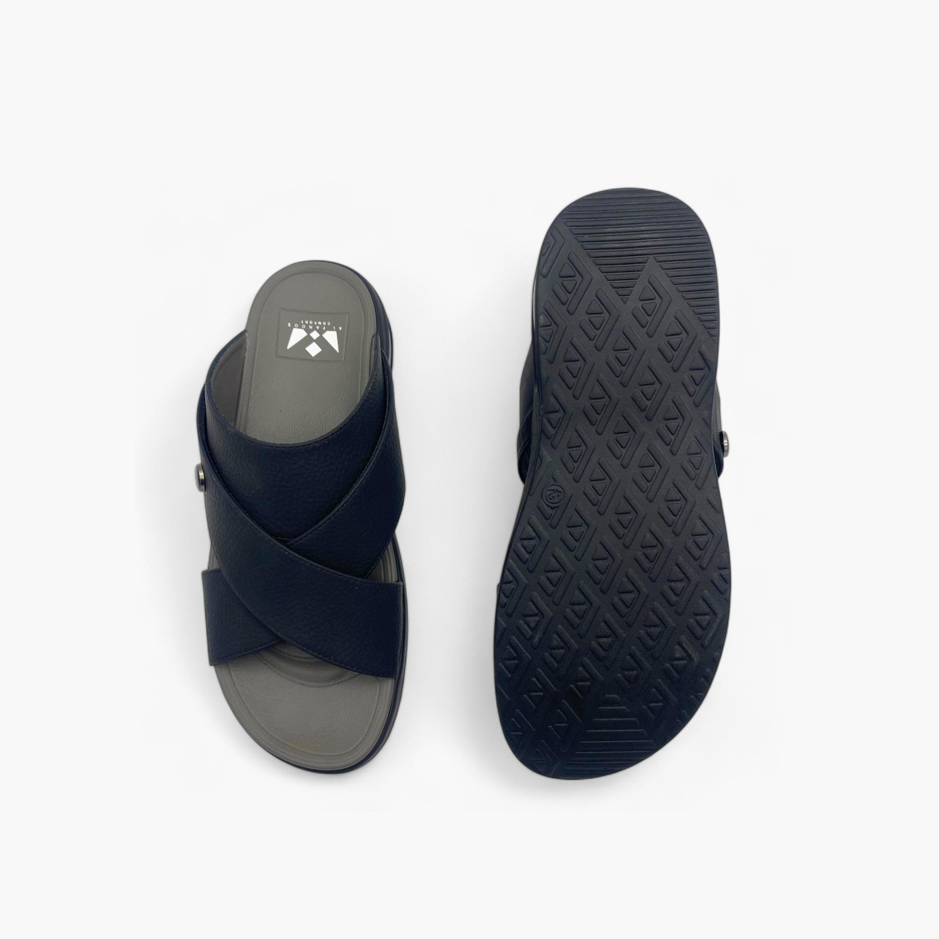Al Fanoos Men's Slip On Luxe Comfort Arabic Sandals | AL7510-F13-men-shoes-sandals-image-5