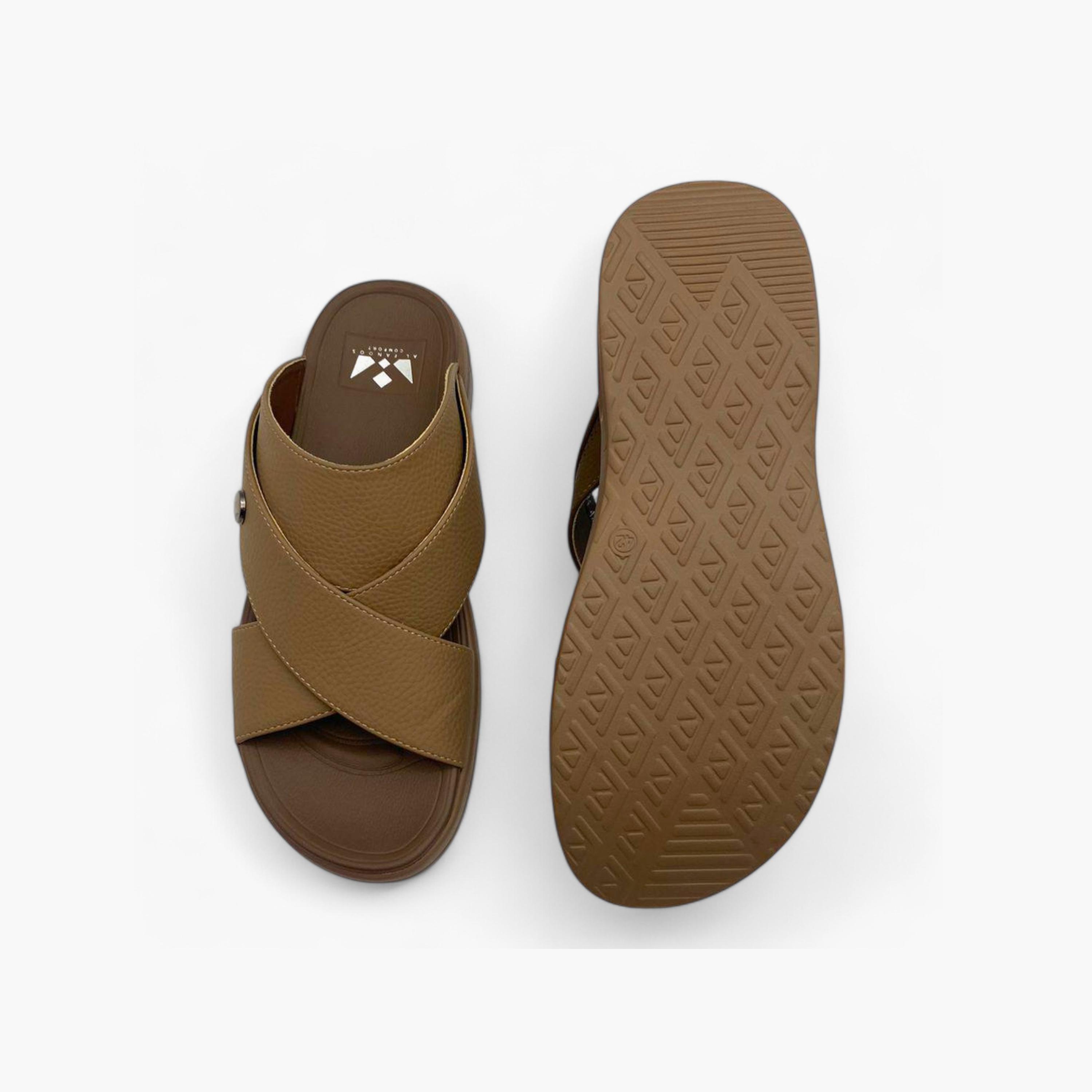 الفانوس- صندل عربي رجالي سهل الارتداء | AL7510-F13-men-shoes-sandals-image-5