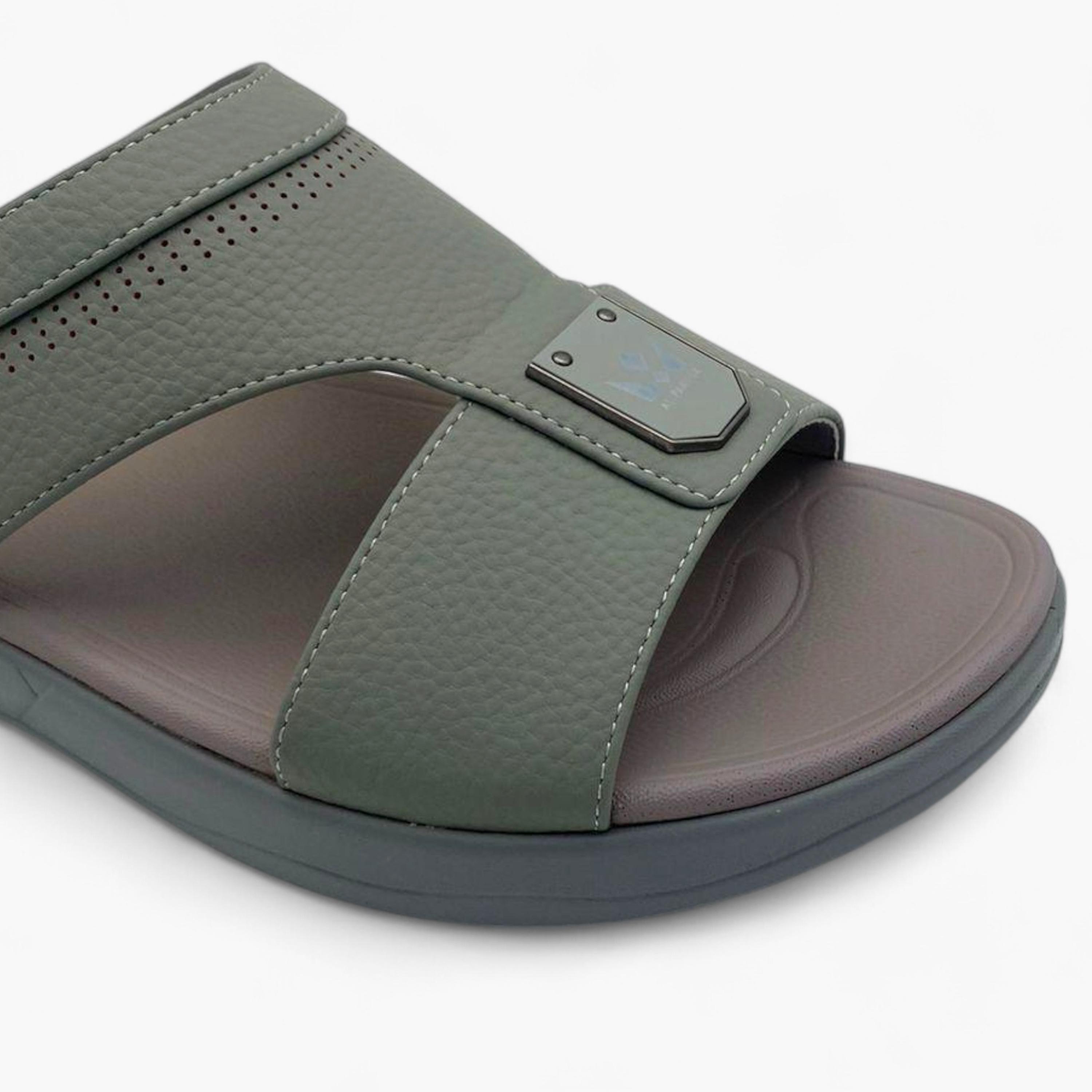الفانوس- صندل عربي رجالي سهل الارتداء | AL7510-F14-men-shoes-sandals-image-8