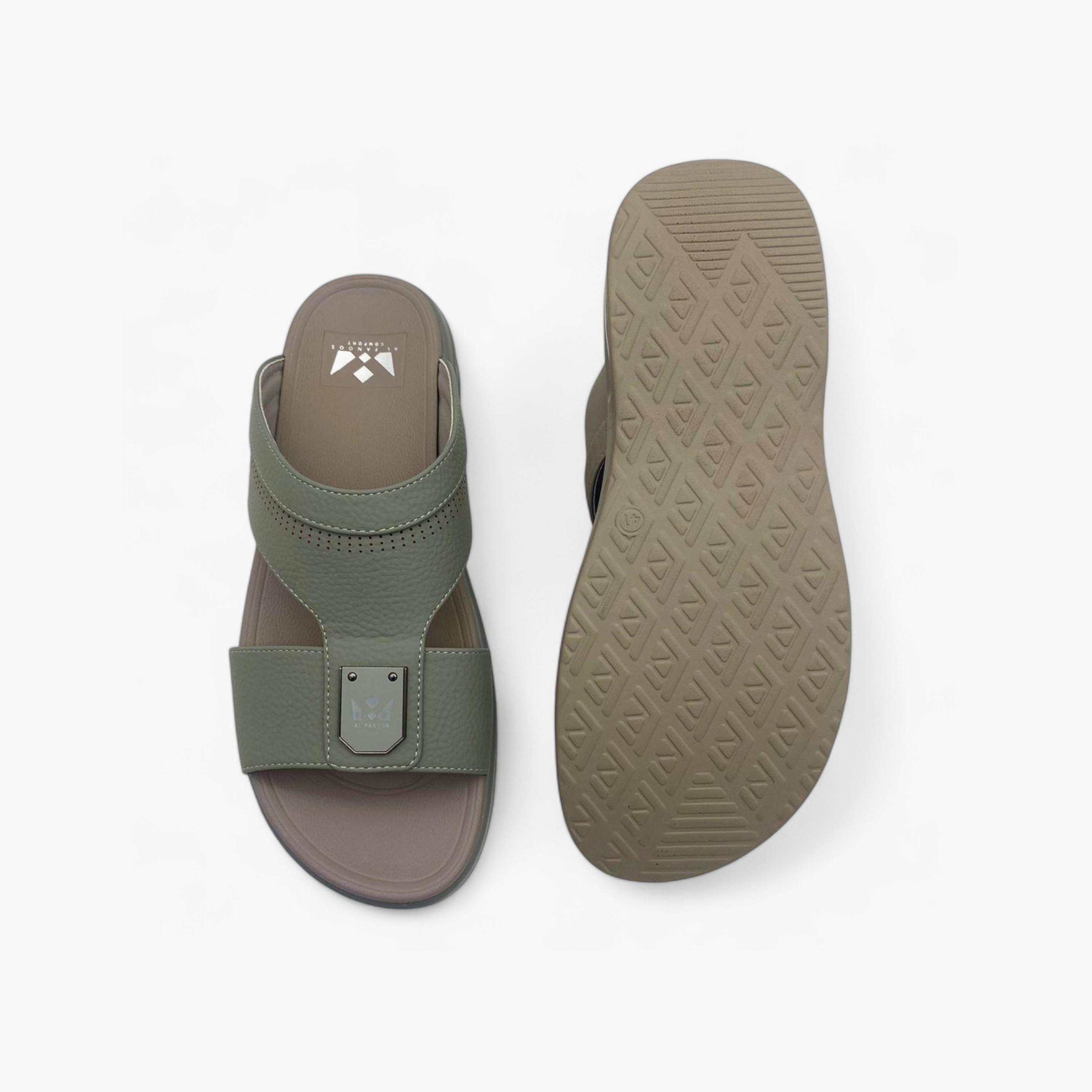 الفانوس- صندل عربي رجالي سهل الارتداء | AL7510-F14-men-shoes-sandals-image-10