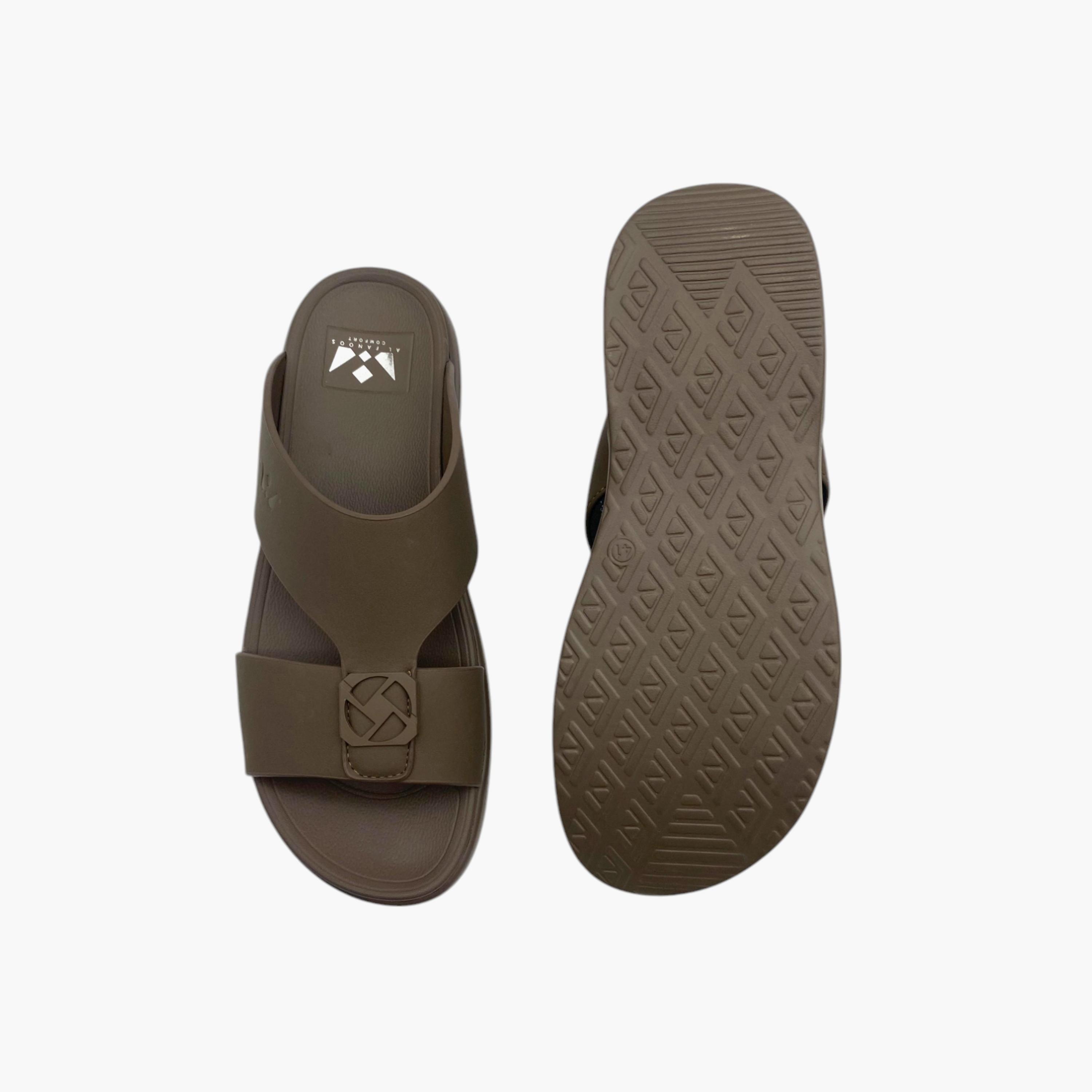 Al Fanoos Men's Slip On Luxe Comfort Arabic Sandals | AL7510-F15-men-shoes-sandals-image-5