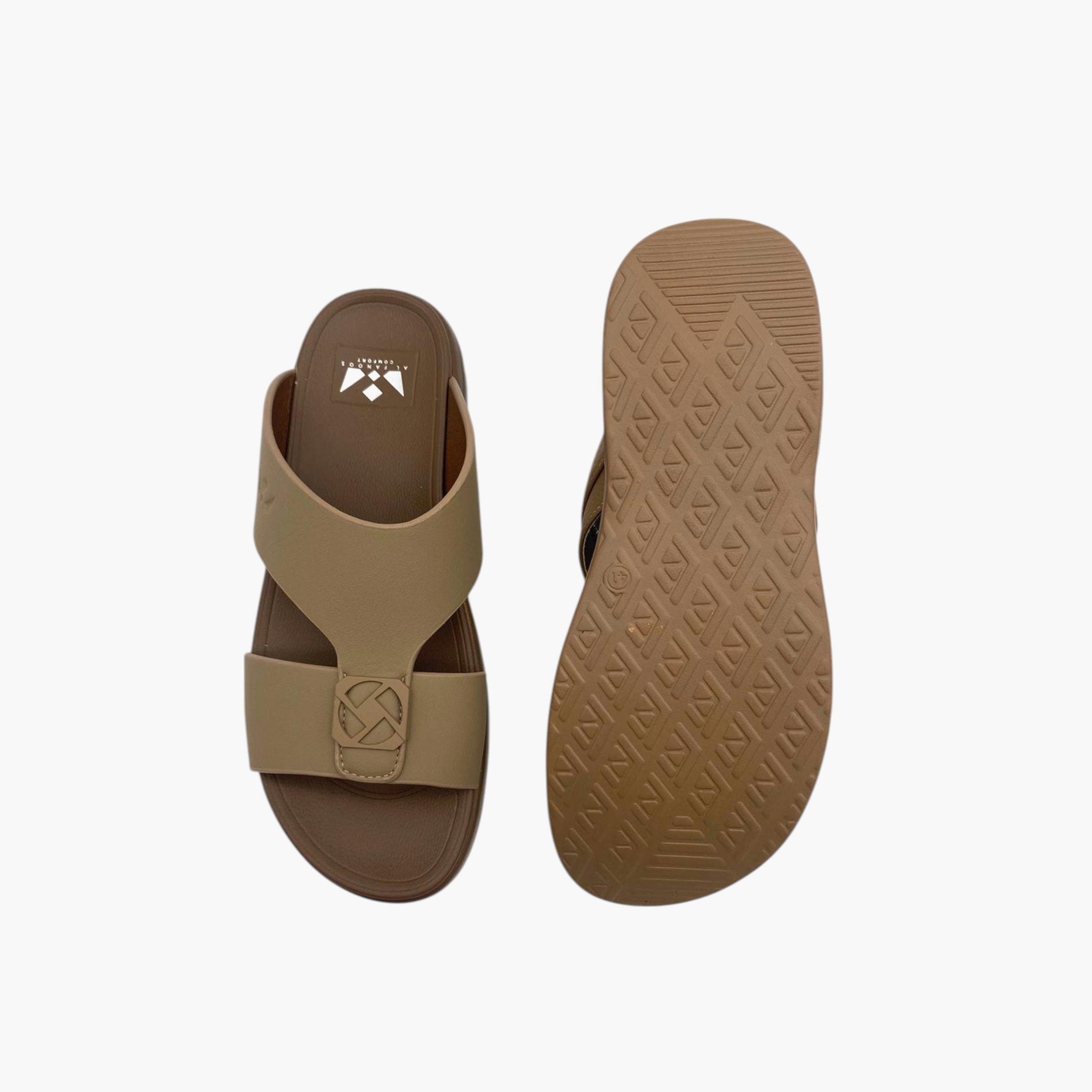 Al Fanoos Men's Slip On Luxe Comfort Arabic Sandals | AL7510-F15-men-shoes-sandals-image-5
