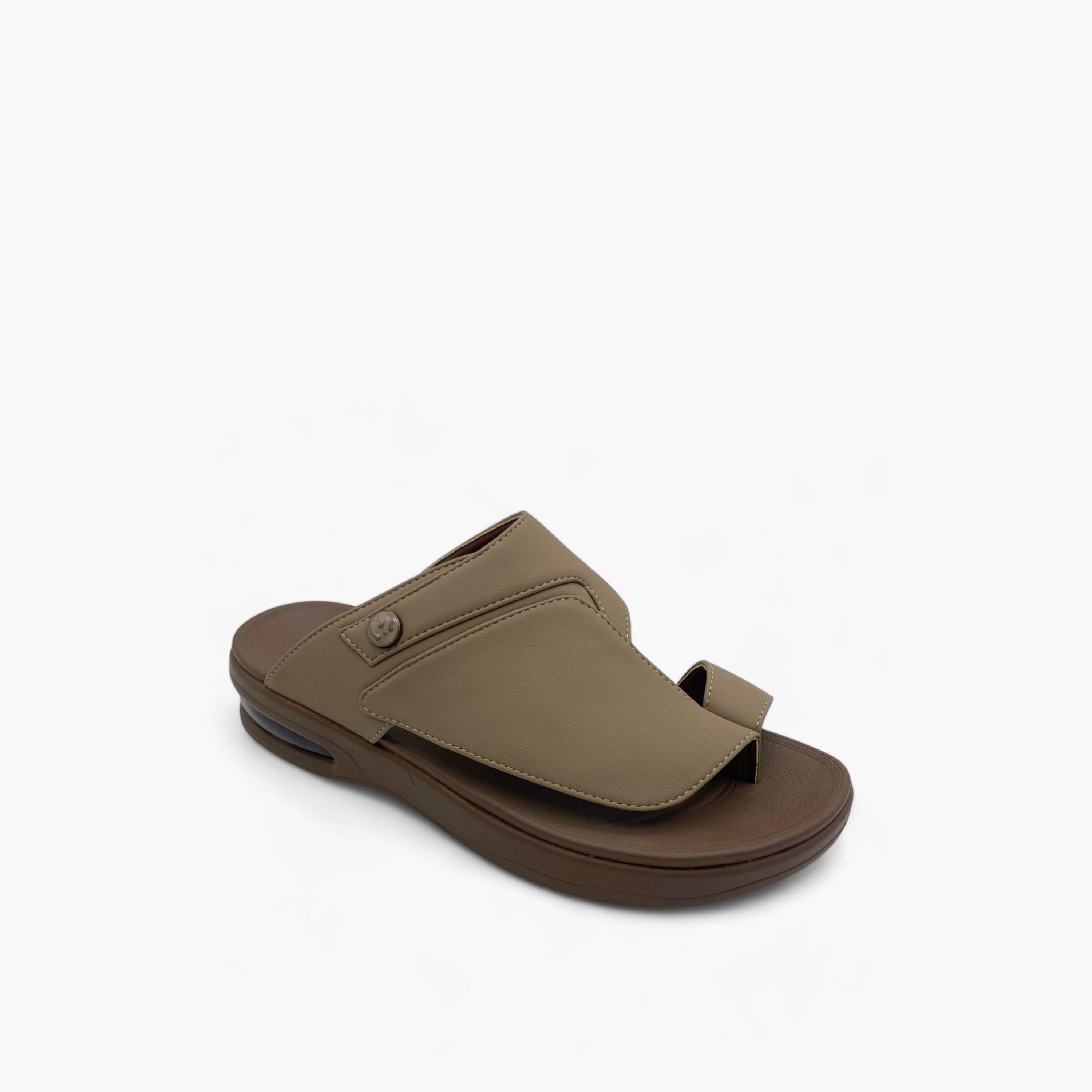 Al Fanoos Men's Slip On Luxe Comfort Arabic Sandals | AL7510-F16-men-shoes-sandals-image-1