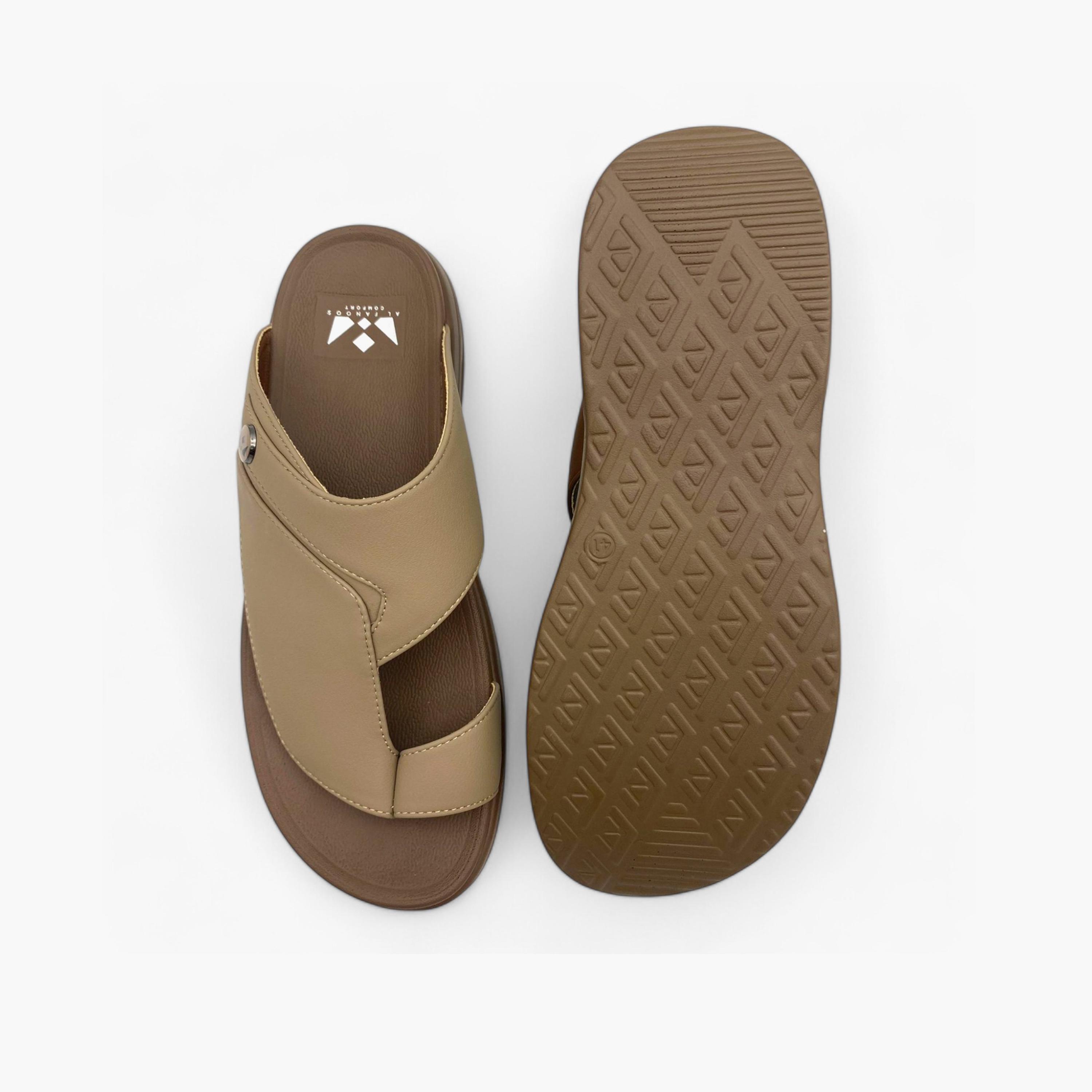 Al Fanoos Men's Slip On Luxe Comfort Arabic Sandals | AL7510-F16-men-shoes-sandals-image-5