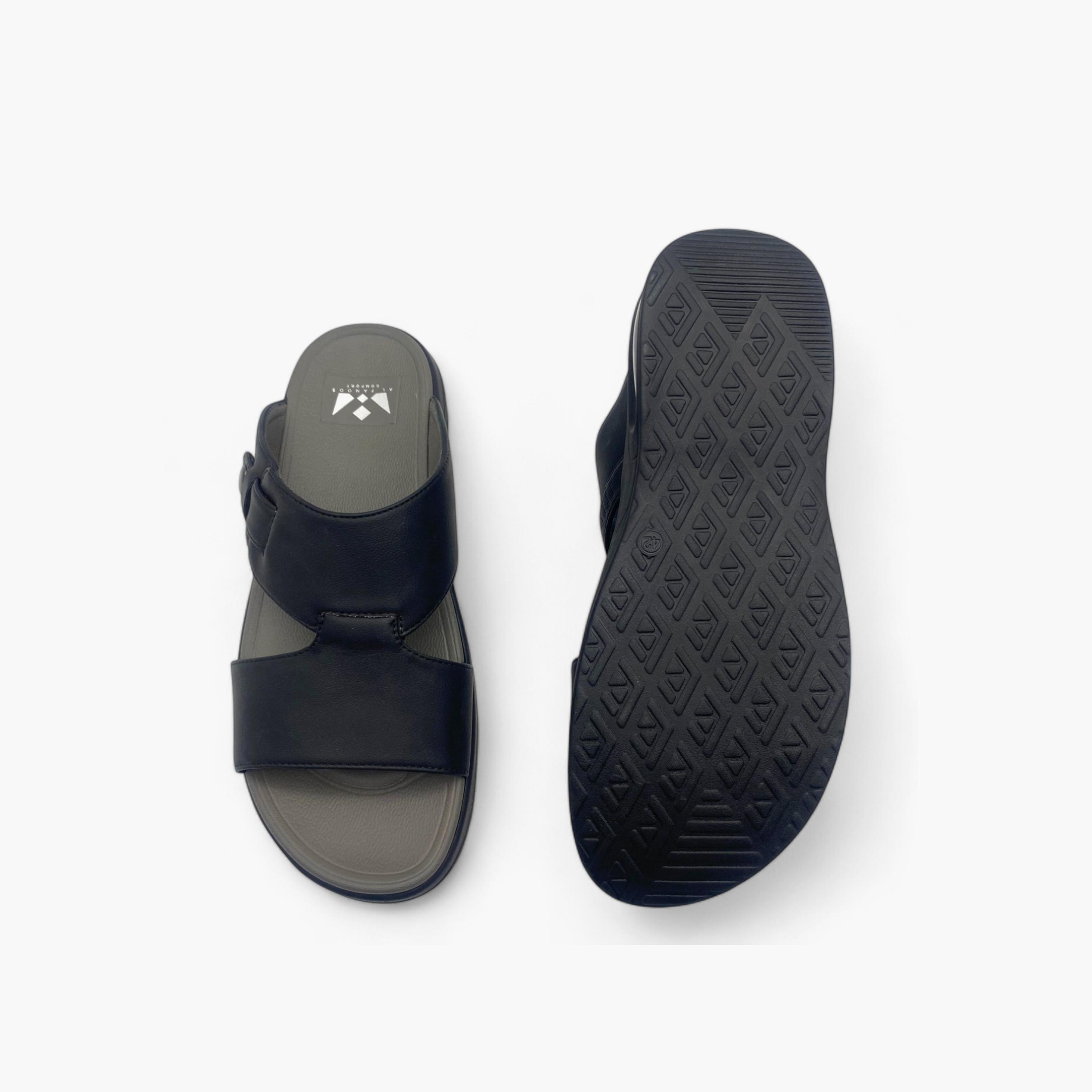Al Fanoos Men's Slip On Luxe Comfort Arabic Sandals | AL7510-F17-men-shoes-sandals-image-5