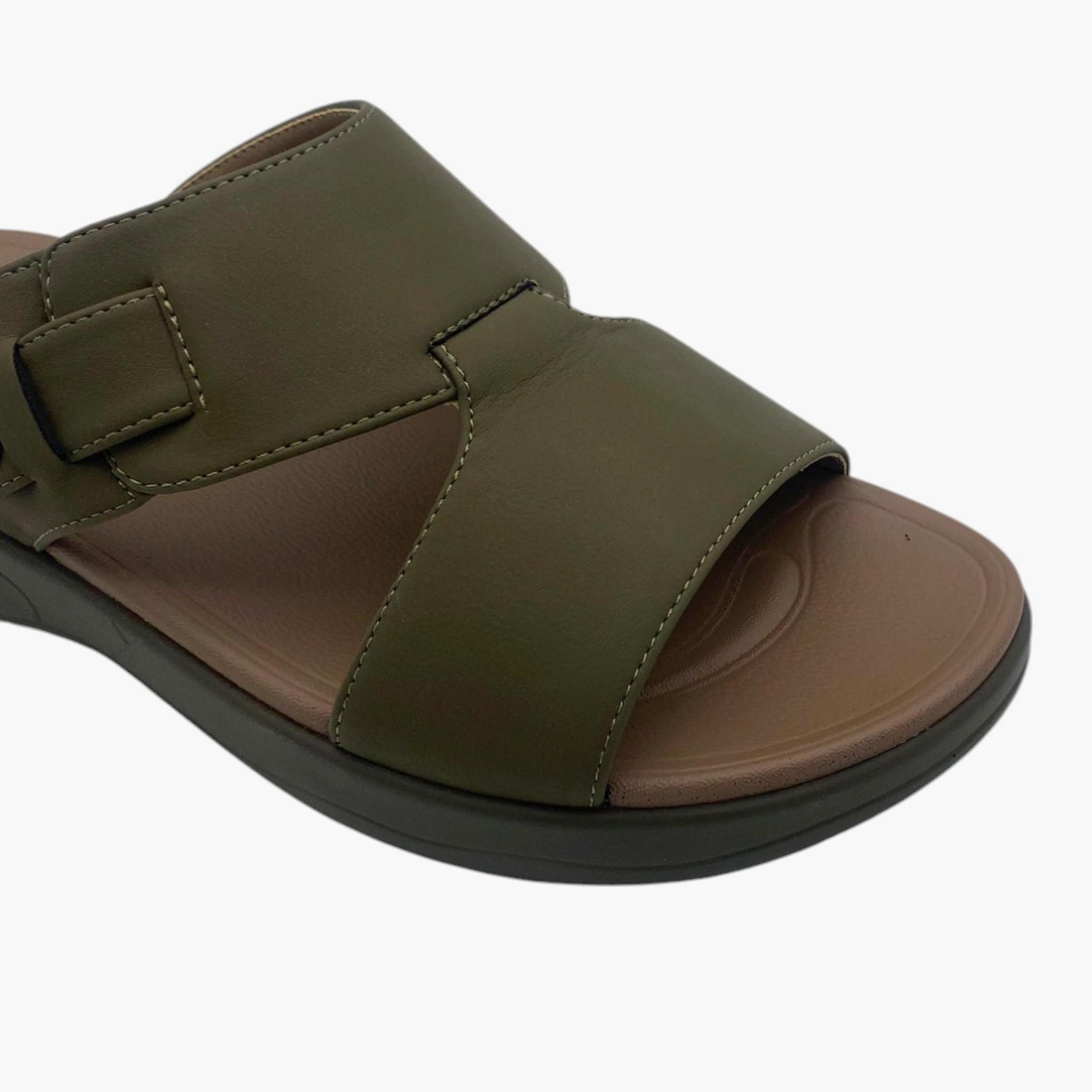 الفانوس- صندل عربي رجالي سهل الارتداء | AL7510-F17-men-shoes-sandals-image-3