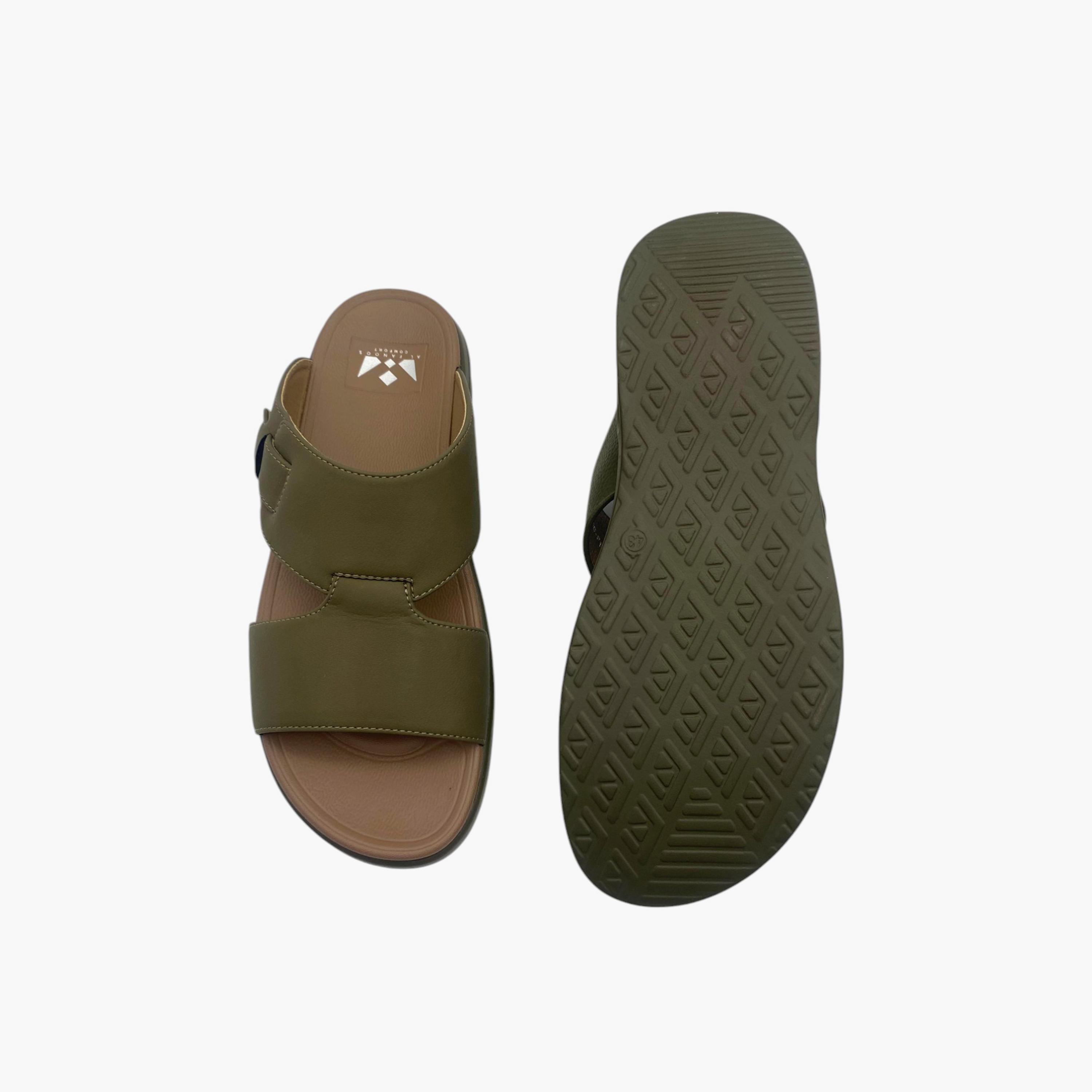 الفانوس- صندل عربي رجالي سهل الارتداء | AL7510-F17-men-shoes-sandals-image-5