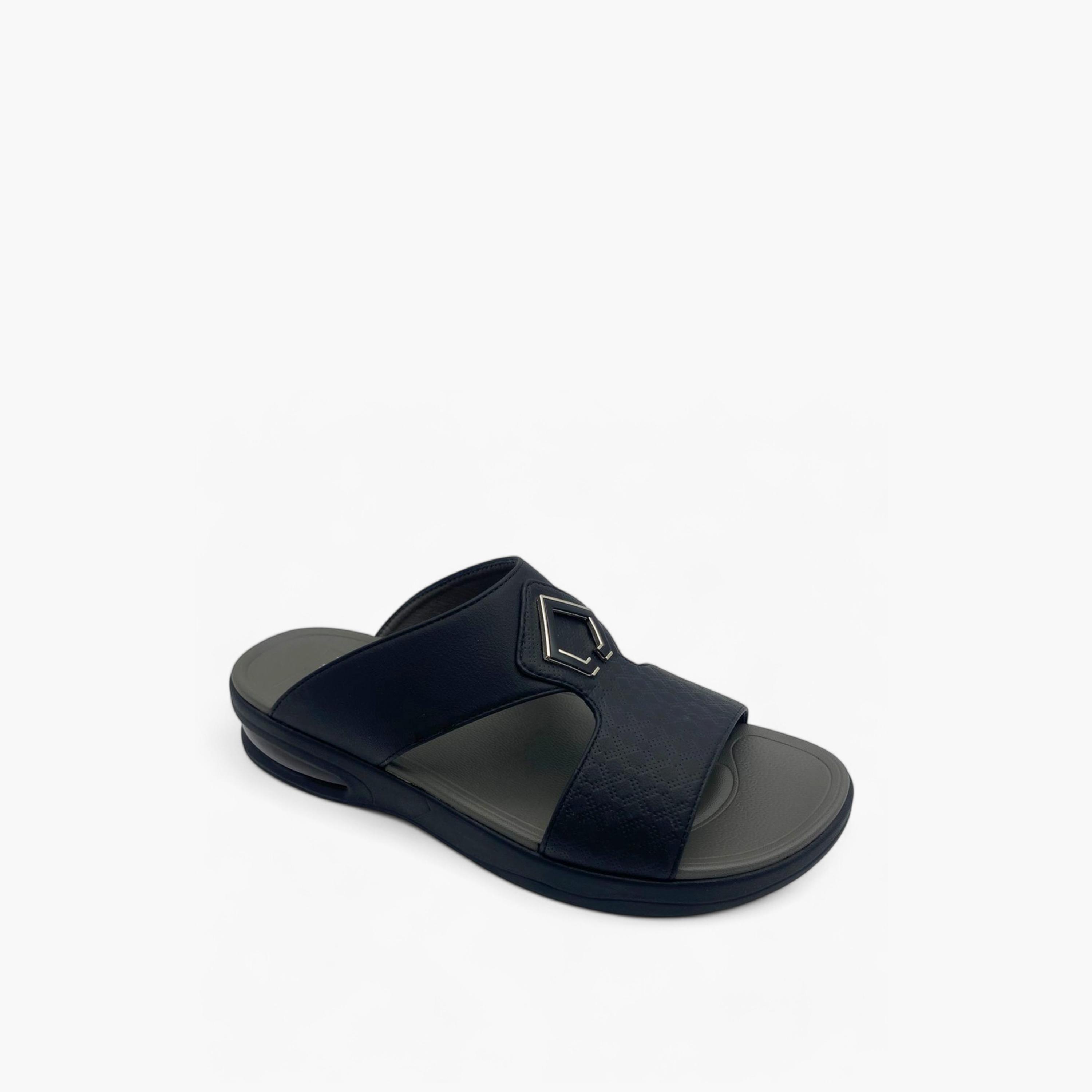 Al Fanoos Men's Slip On Luxe Comfort Arabic Sandals | AL7510-F18-men-shoes-sandals-image-1
