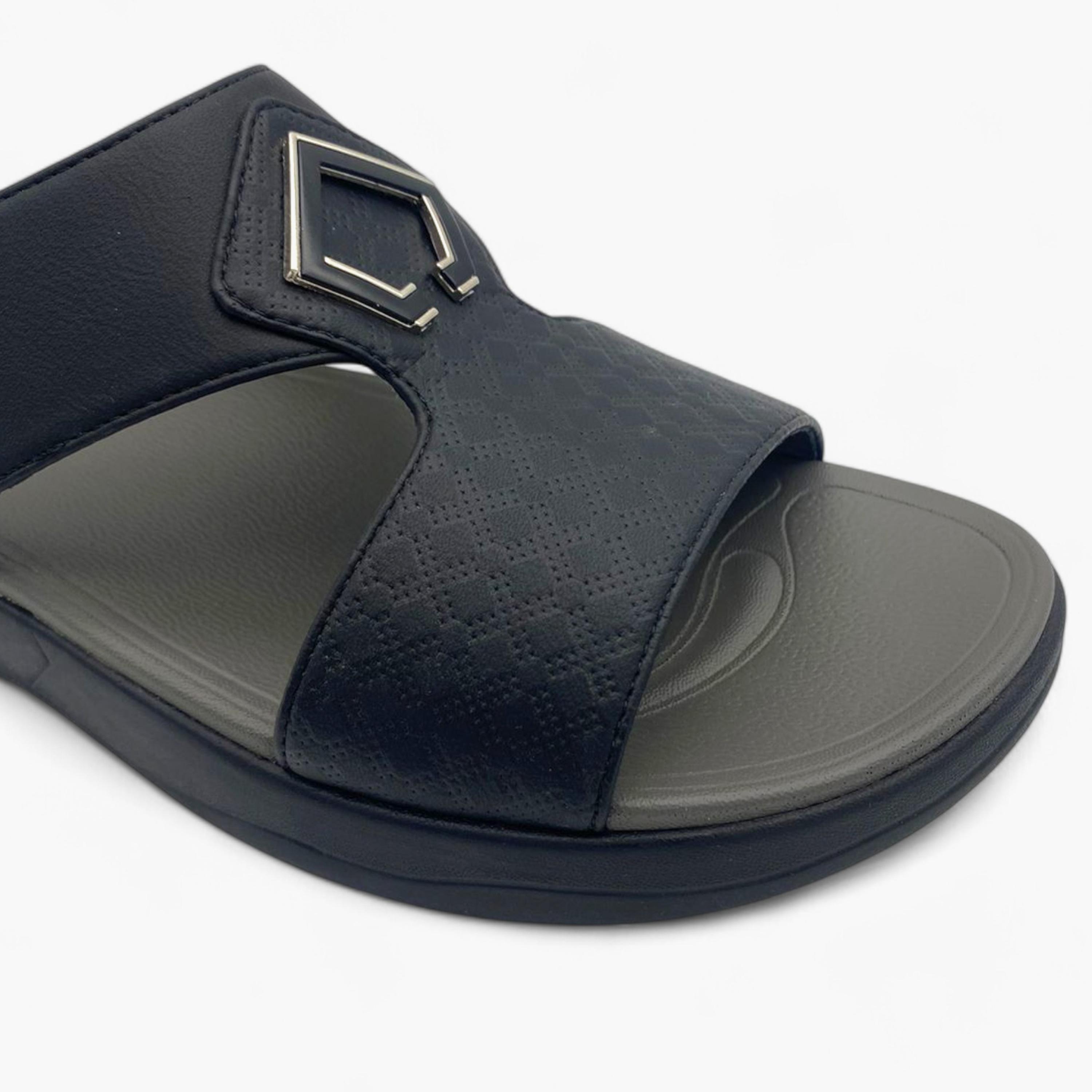 Al Fanoos Men's Slip On Luxe Comfort Arabic Sandals | AL7510-F18-men-shoes-sandals-image-3