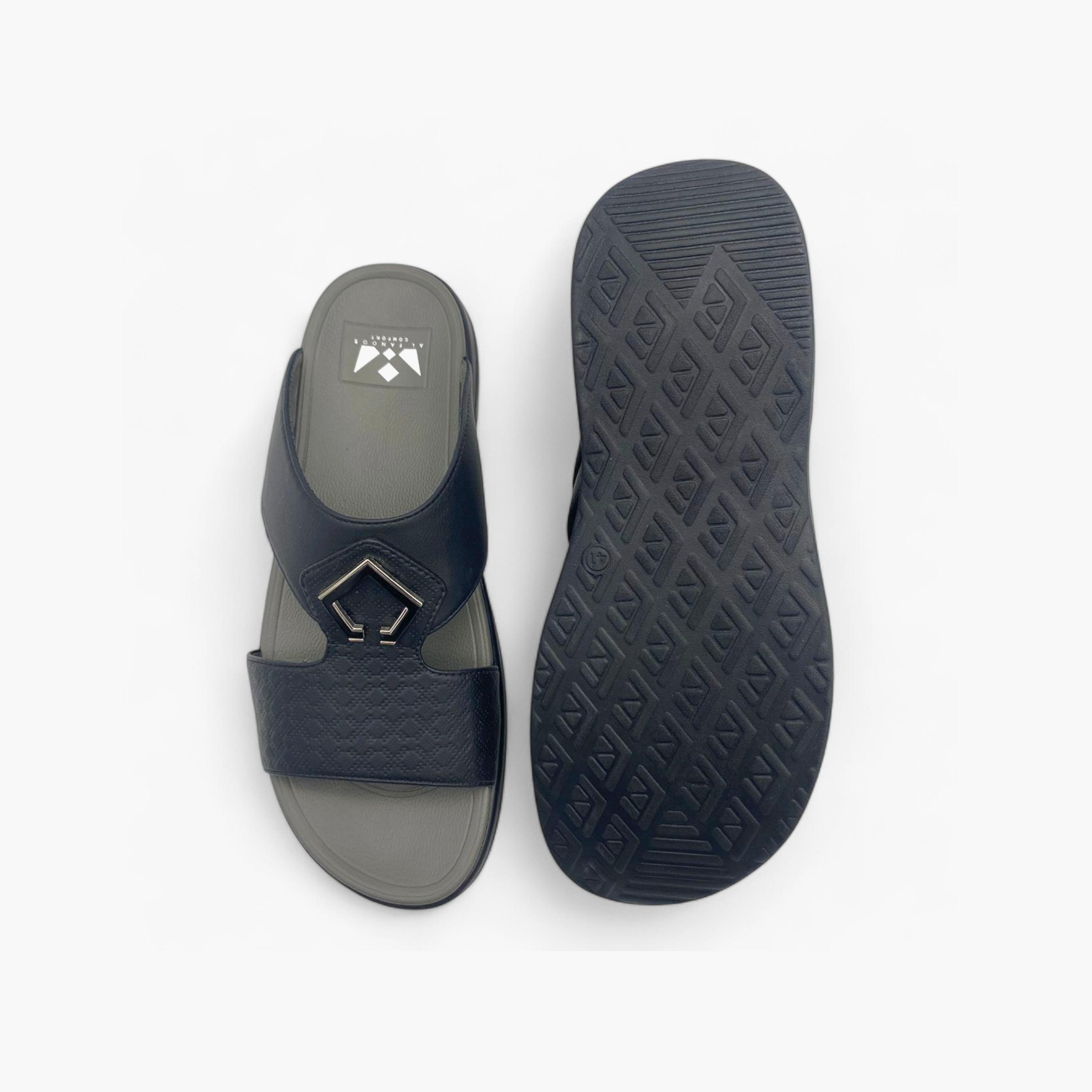 Al Fanoos Men's Slip On Luxe Comfort Arabic Sandals | AL7510-F18-men-shoes-sandals-image-5