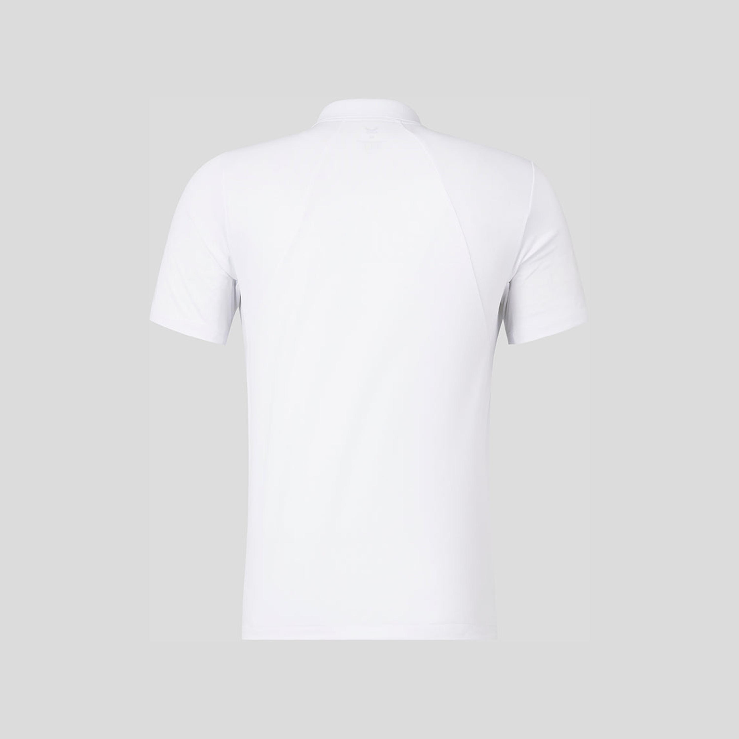 Castore Men's Collar Neck Short Sleeves AMC Short Sleeve Technical Polo T-Shirt - White-men-clothing-sportswearandactivewear-tshirtsandpolos-image-2