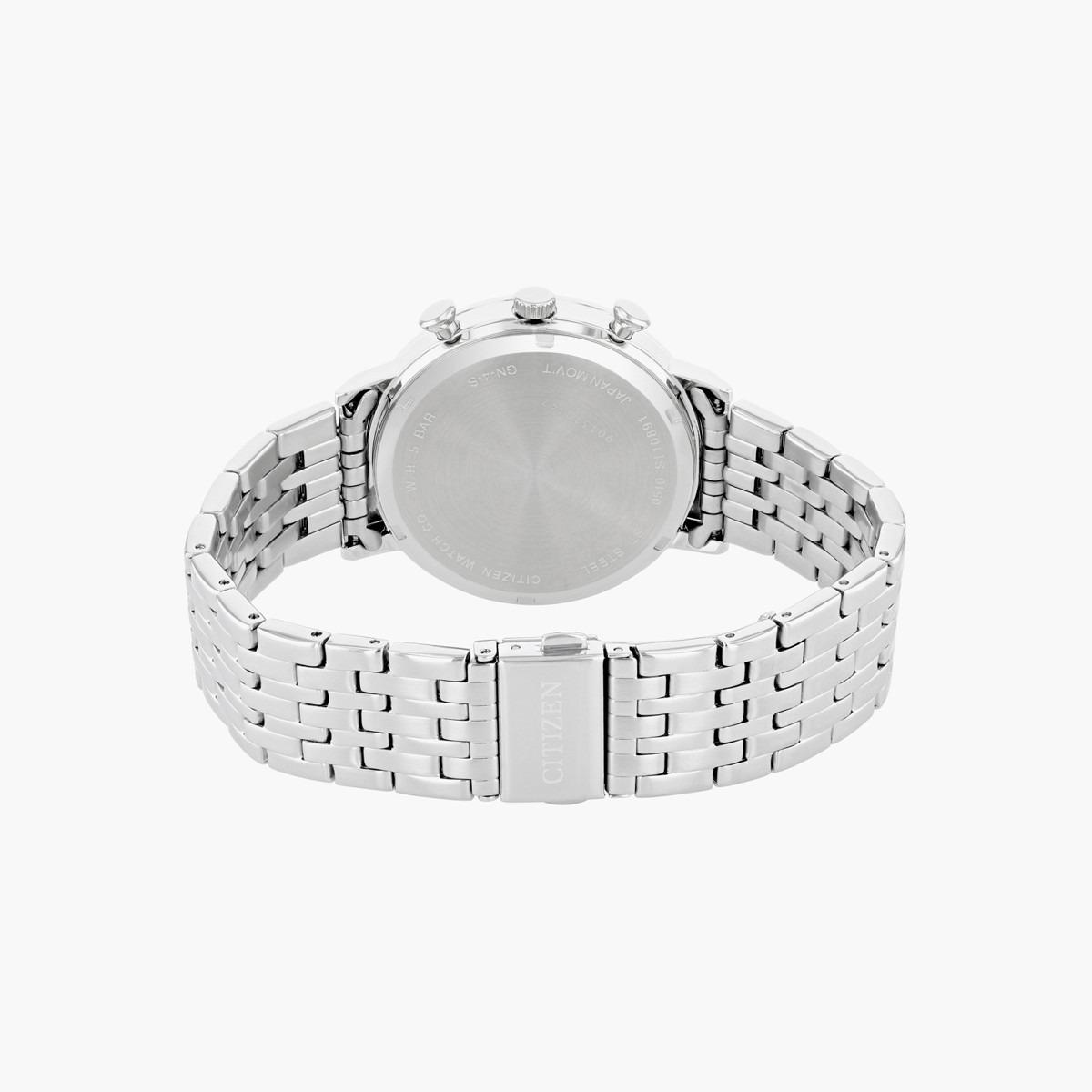 ساعة كرونوجراف فضيّة بحزام معدني للرجال من سيتيزن - AN3610 55E-men-watchesandjewellery-watches-image-2