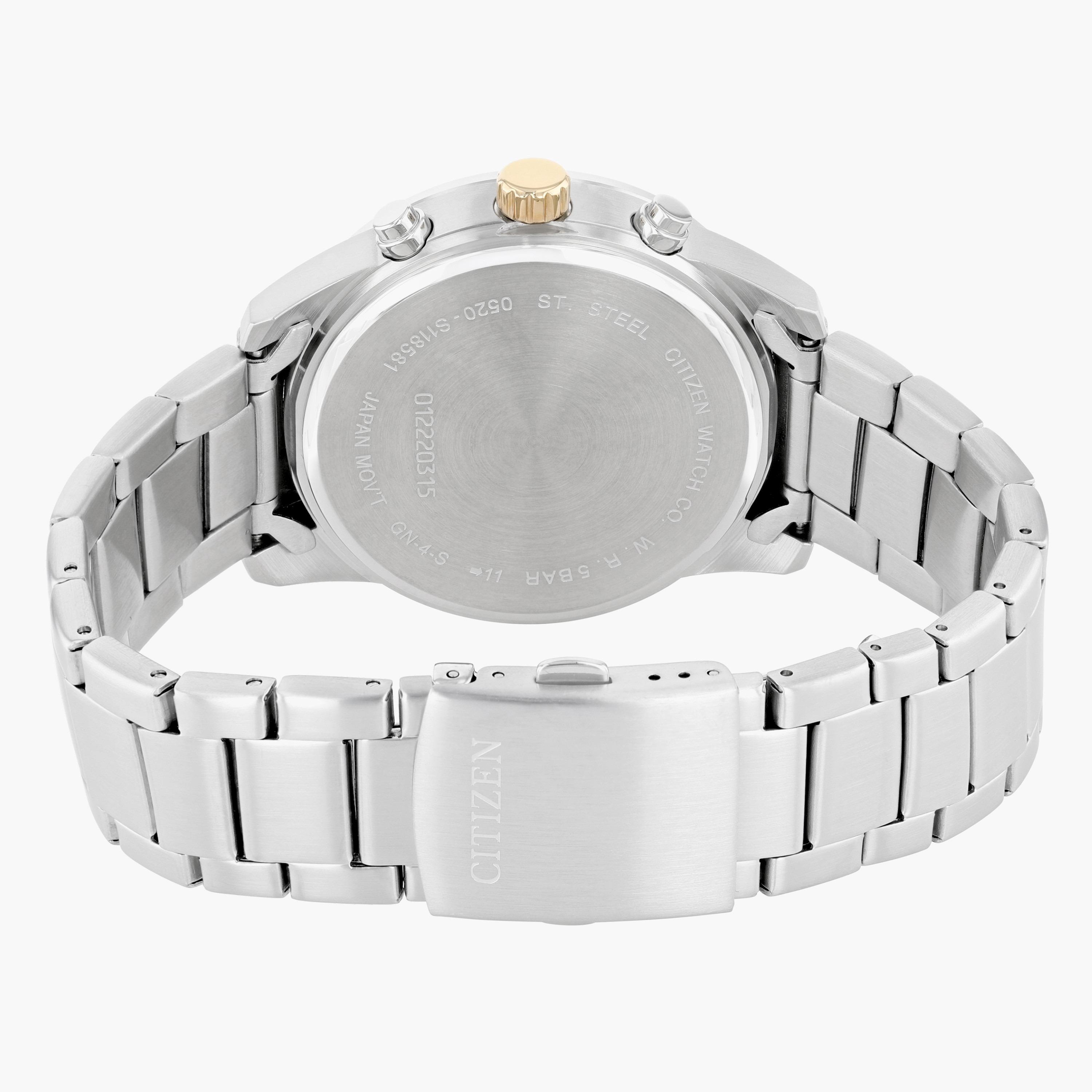 ساعة كرونوجراف فضيّة بحزام معدني للرجال من سيتيزن - AN8168 51H-men-watchesandjewellery-watches-image-2