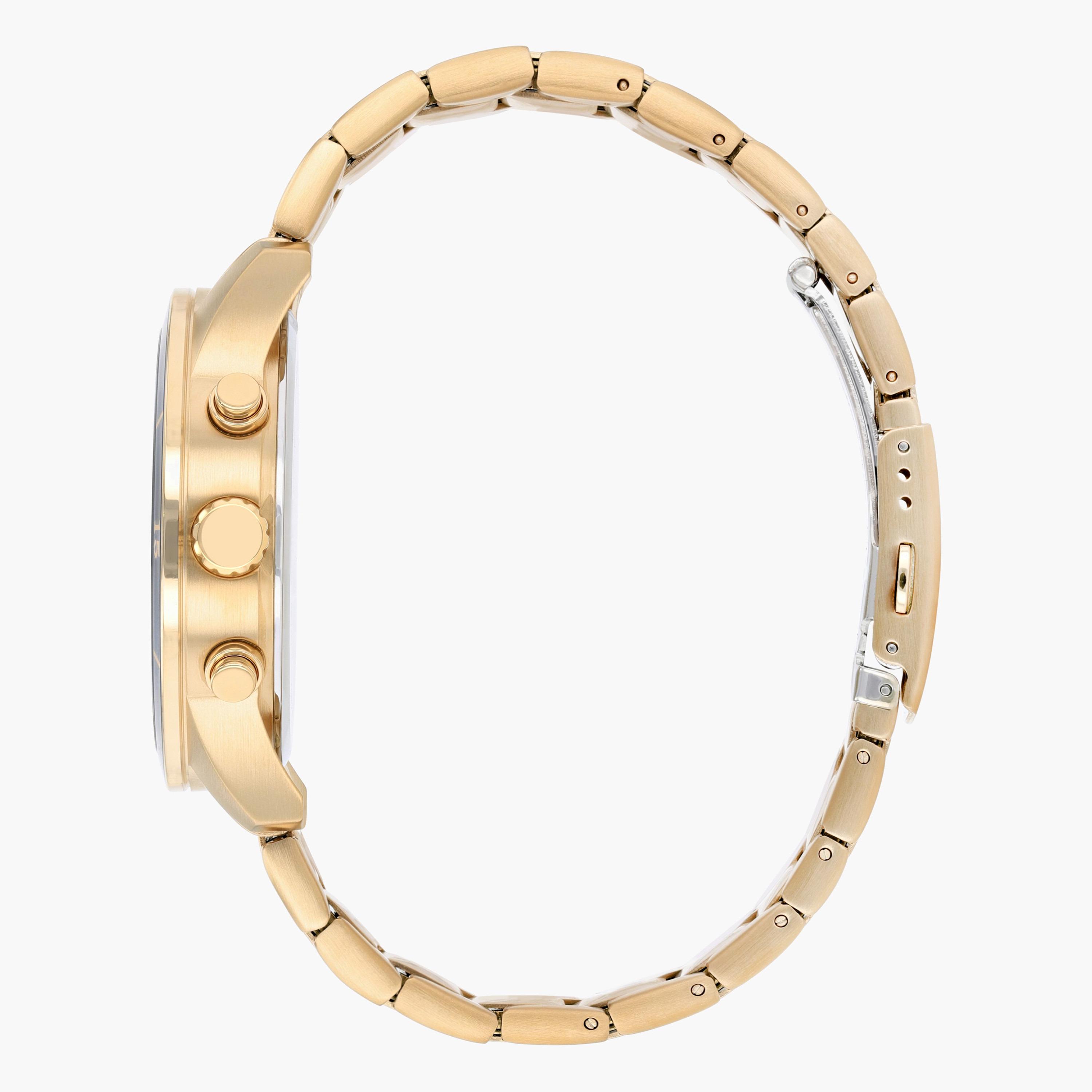 ساعة كرونوجواف وردية ذهبية بحزام معدني للرجال من سيتيزن - AN8169 58L-men-watchesandjewellery-watches-image-3