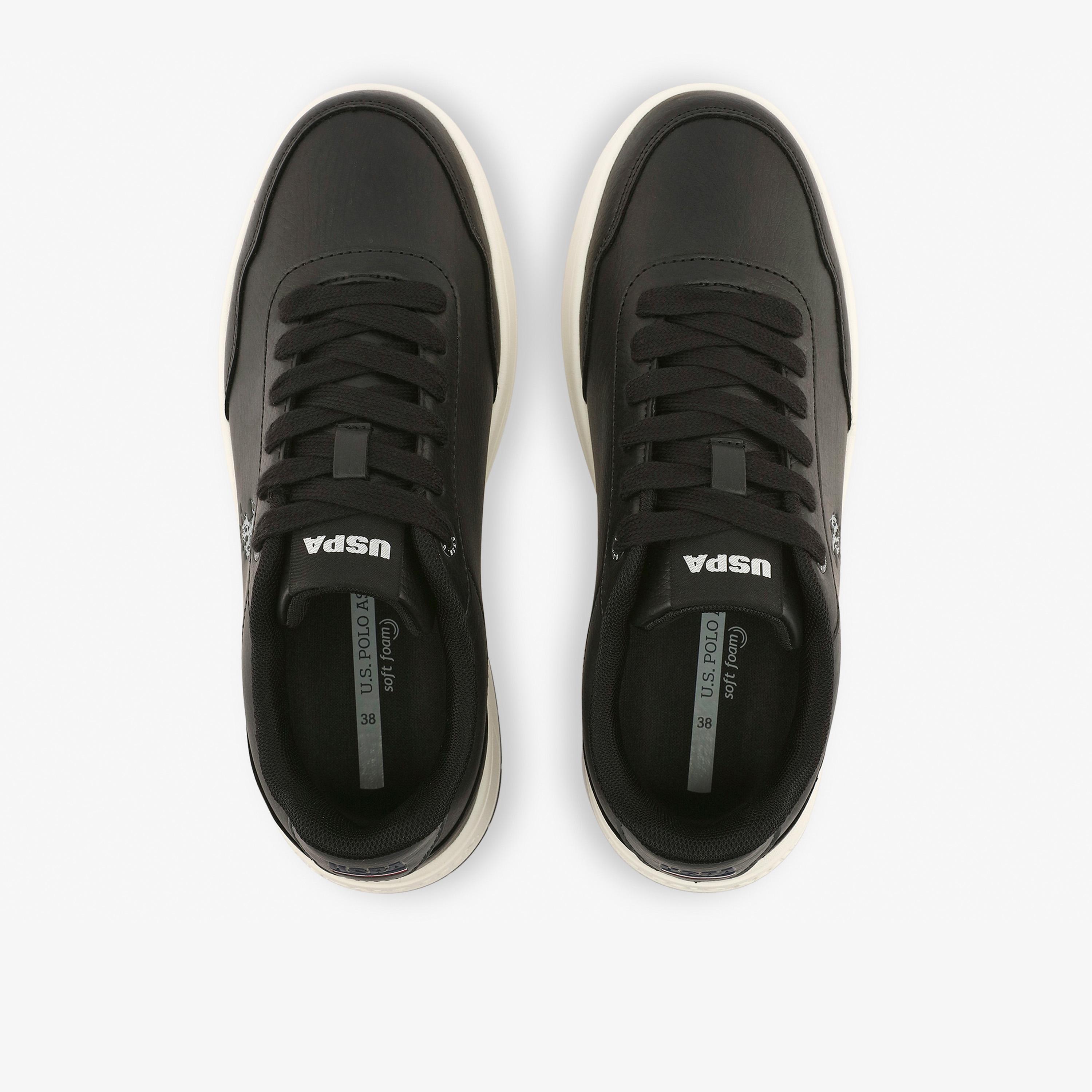 U.S. Polo Assn Women's Lace-Up Chunky Low Ankle Sneakers | ANCHEZ-GLB-6FX-women-shoes-sneakers-image-4