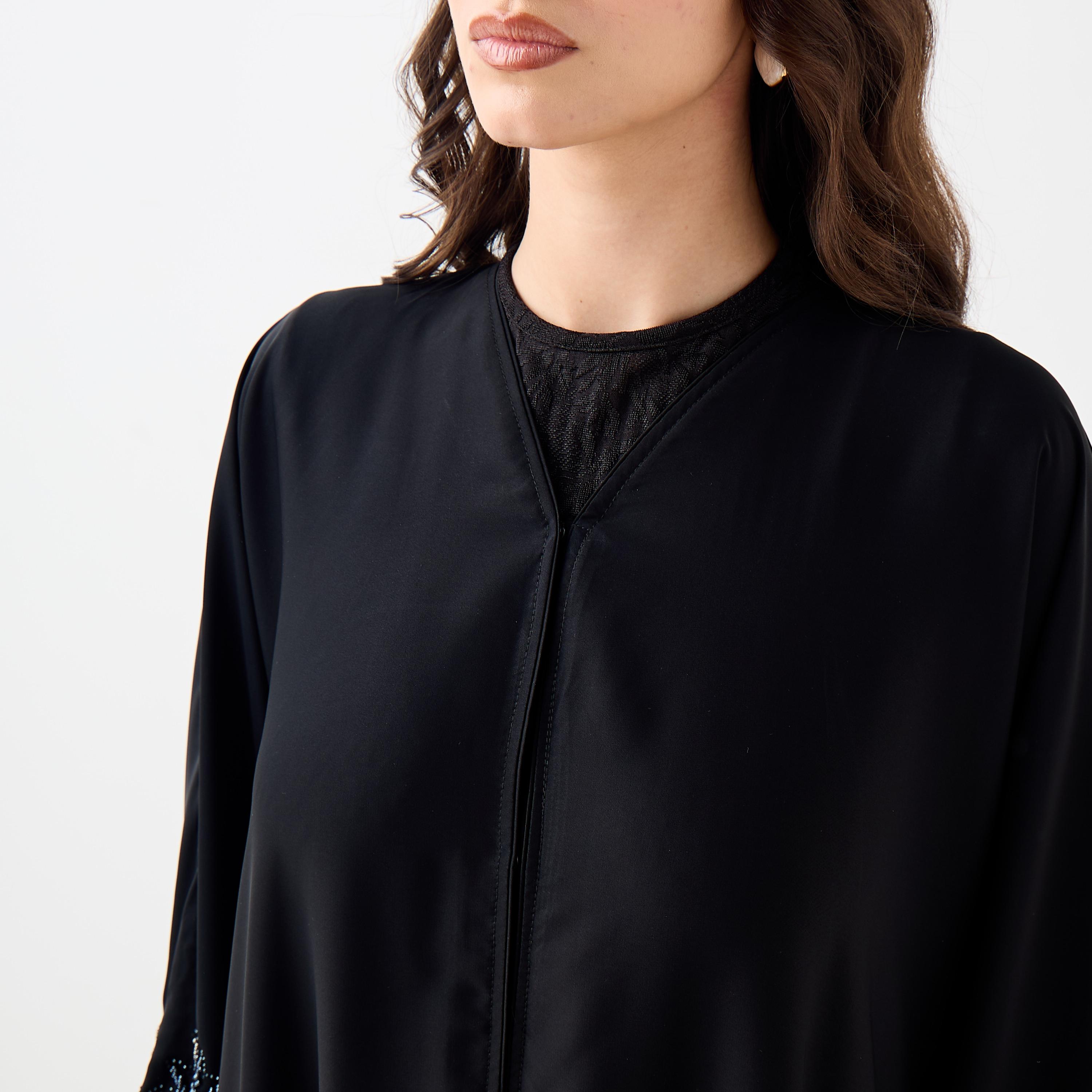 Hadiyath Al Madinah Embellished Abaya-women-arabicclothing-abayas-image-3