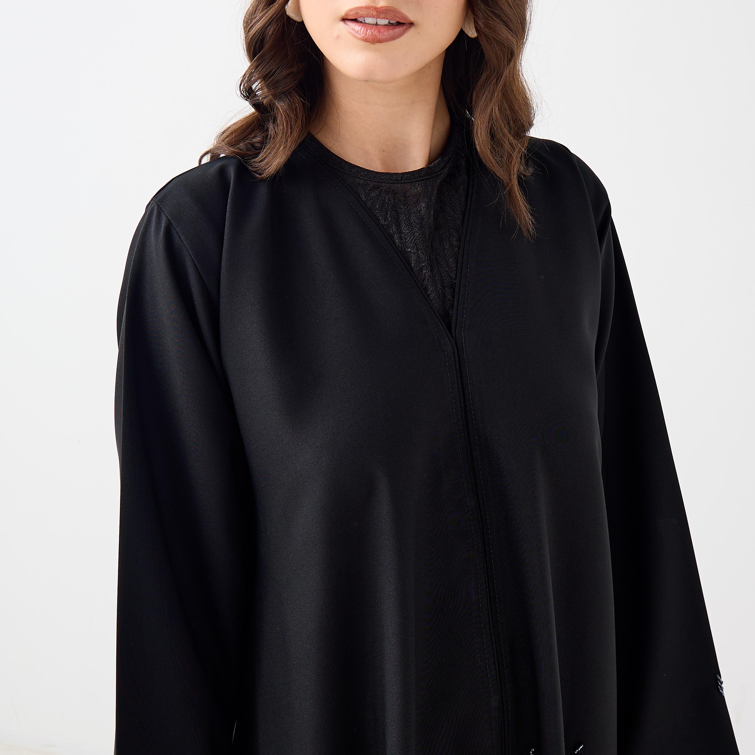 Hadiyath Al Madinah Floral Print Abaya-women-arabicclothing-abayas-image-3