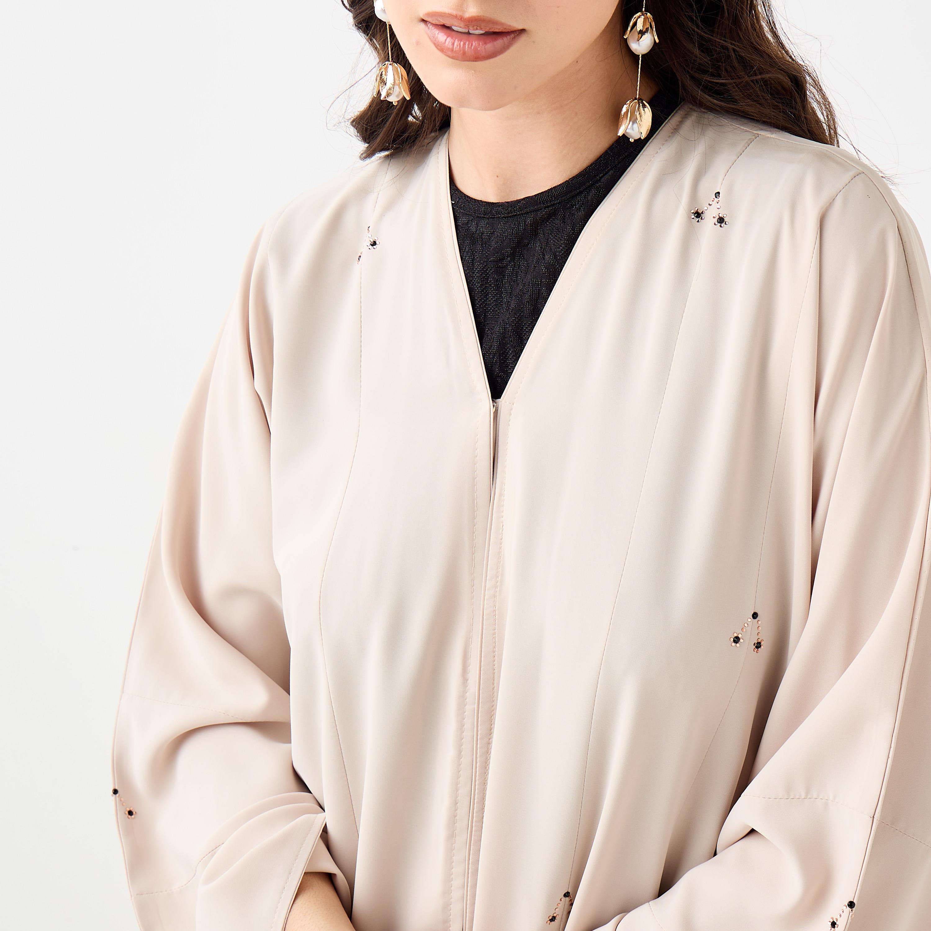 Hadiyath Al Madinah Embellished Abaya-women-arabicclothing-abayas-image-3