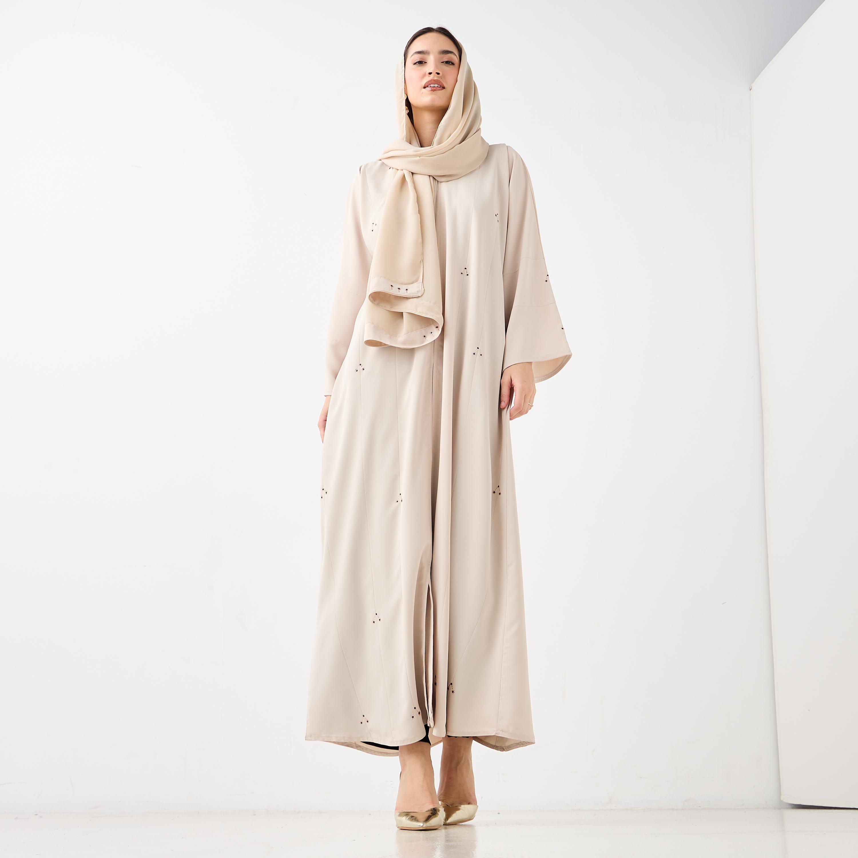 Hadiyath Al Madinah Embellished Abaya-women-arabicclothing-abayas-image-4
