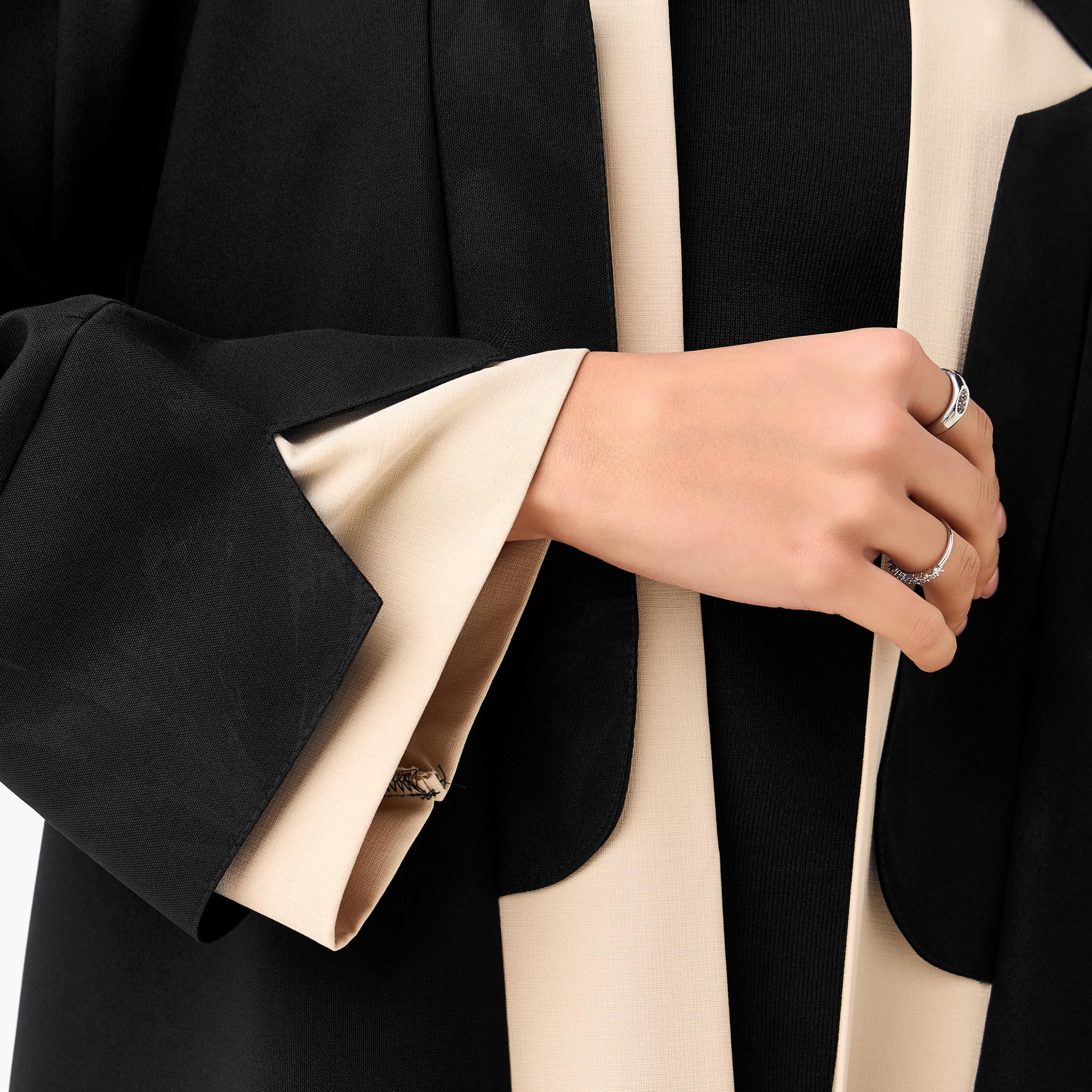 Hadiyath Al Madinah Panelled Abaya with Hijab-women-arabicclothing-abayas-image-3
