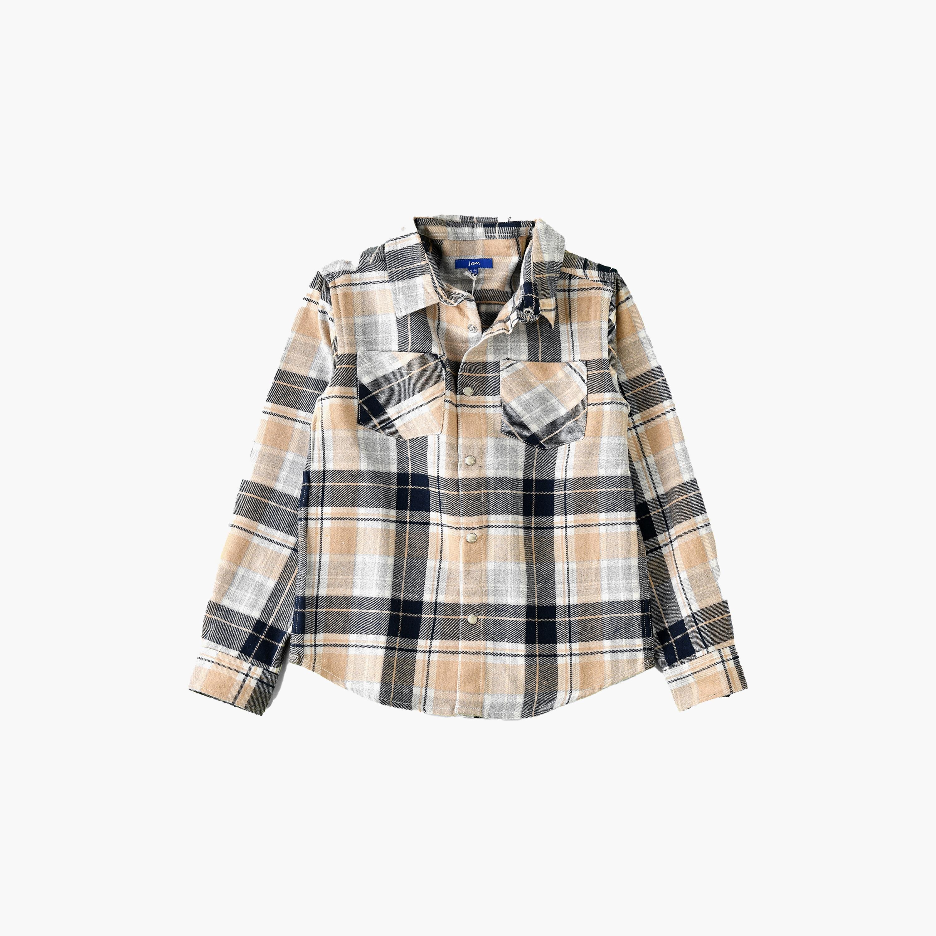 UniqKidz Checked Long Sleeves Shirt-boys-clothing-shirts-image-1