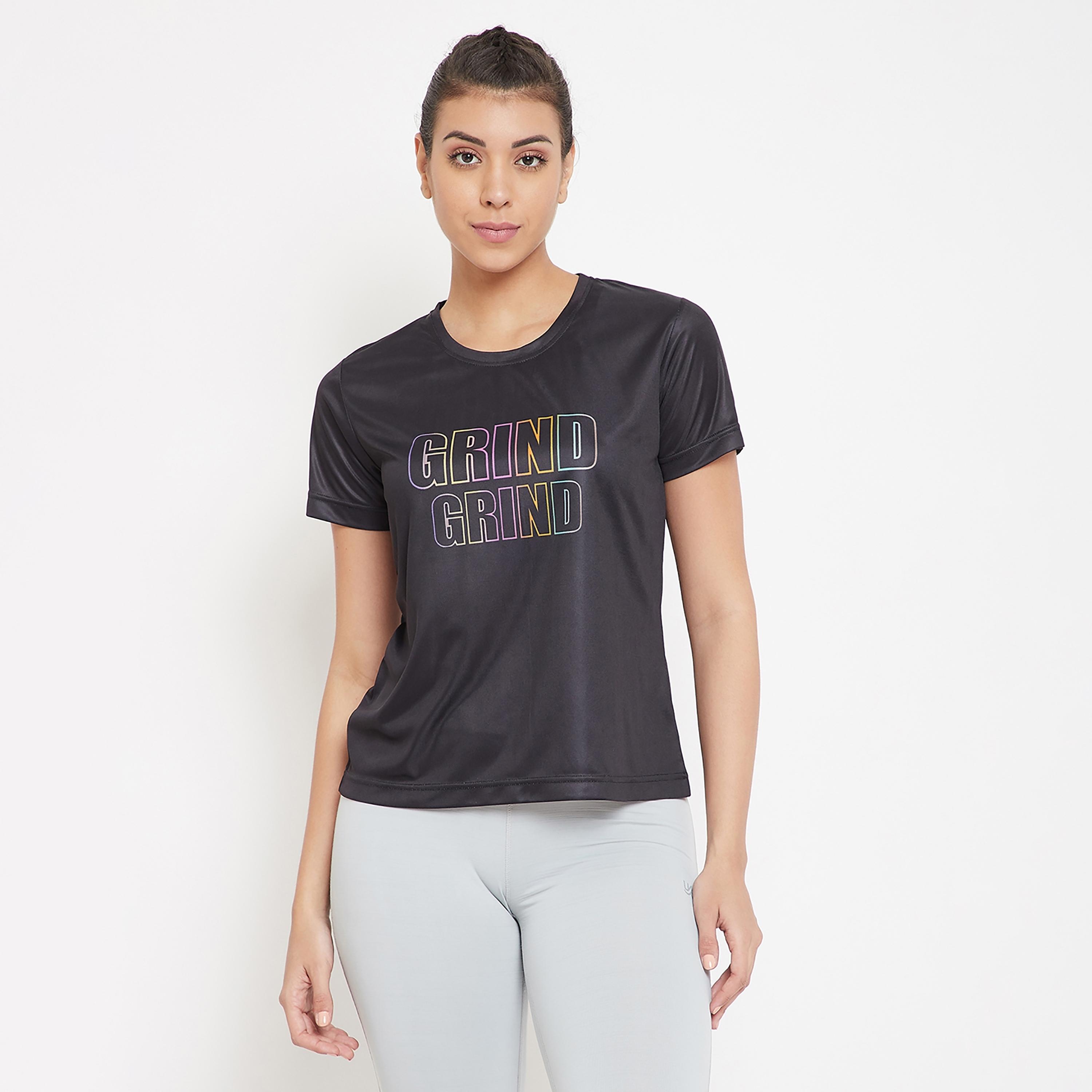 Clovia Printed Round Neck Short Sleeves T-Shirt-women-clothing-sportswearandactivewear-tshirtsandvests-image-2