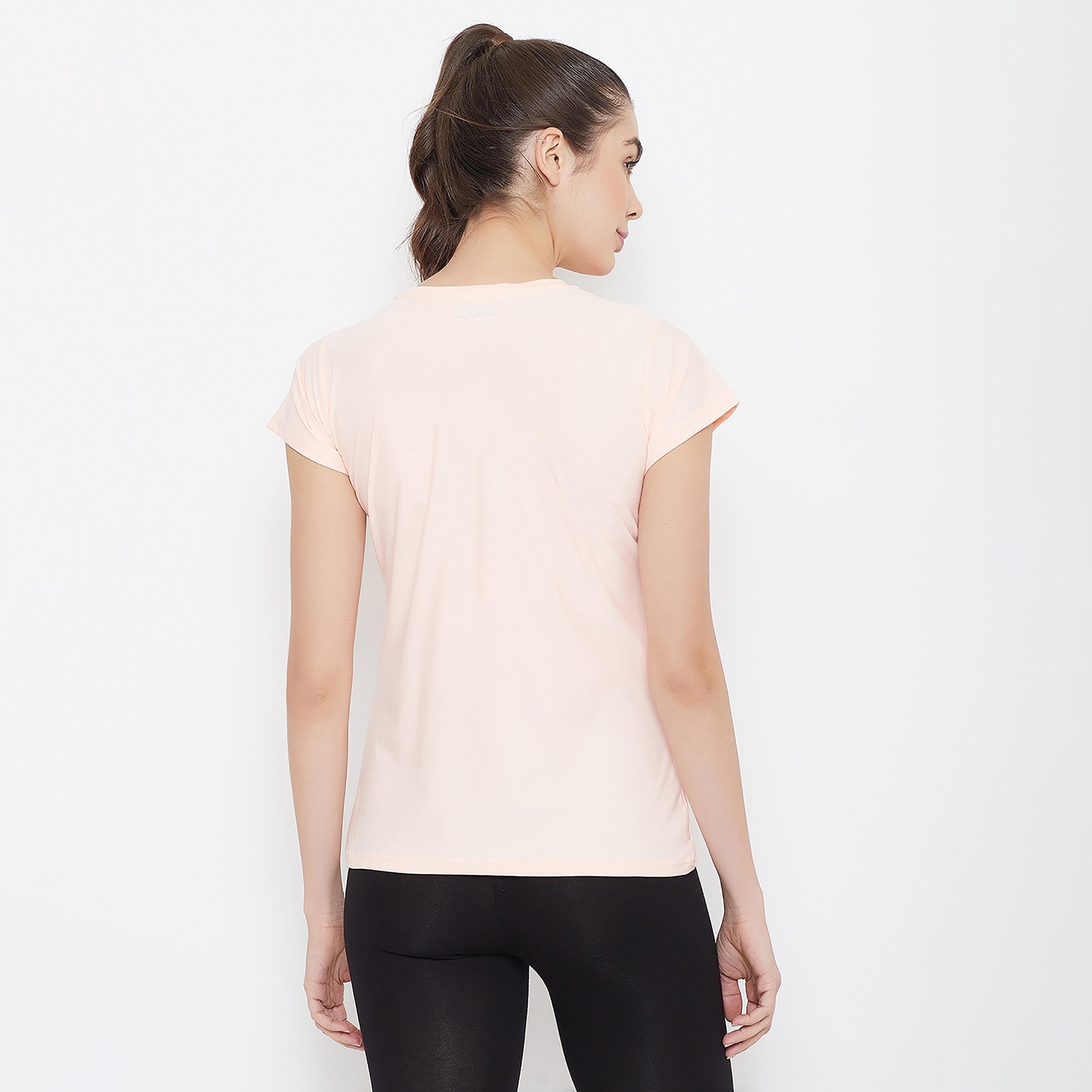 Clovia Printed Round Neck Short Sleeves T-Shirt-women-clothing-sportswearandactivewear-tshirtsandvests-image-1