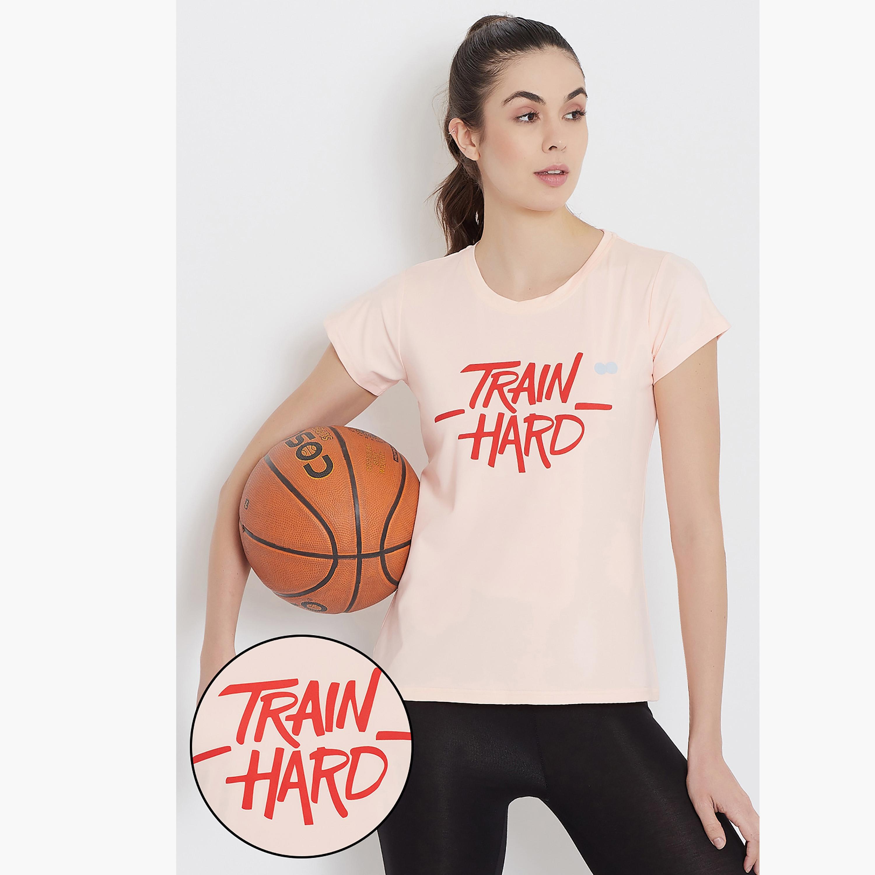 Clovia Printed Round Neck Short Sleeves T-Shirt-women-clothing-sportswearandactivewear-tshirtsandvests-image-1