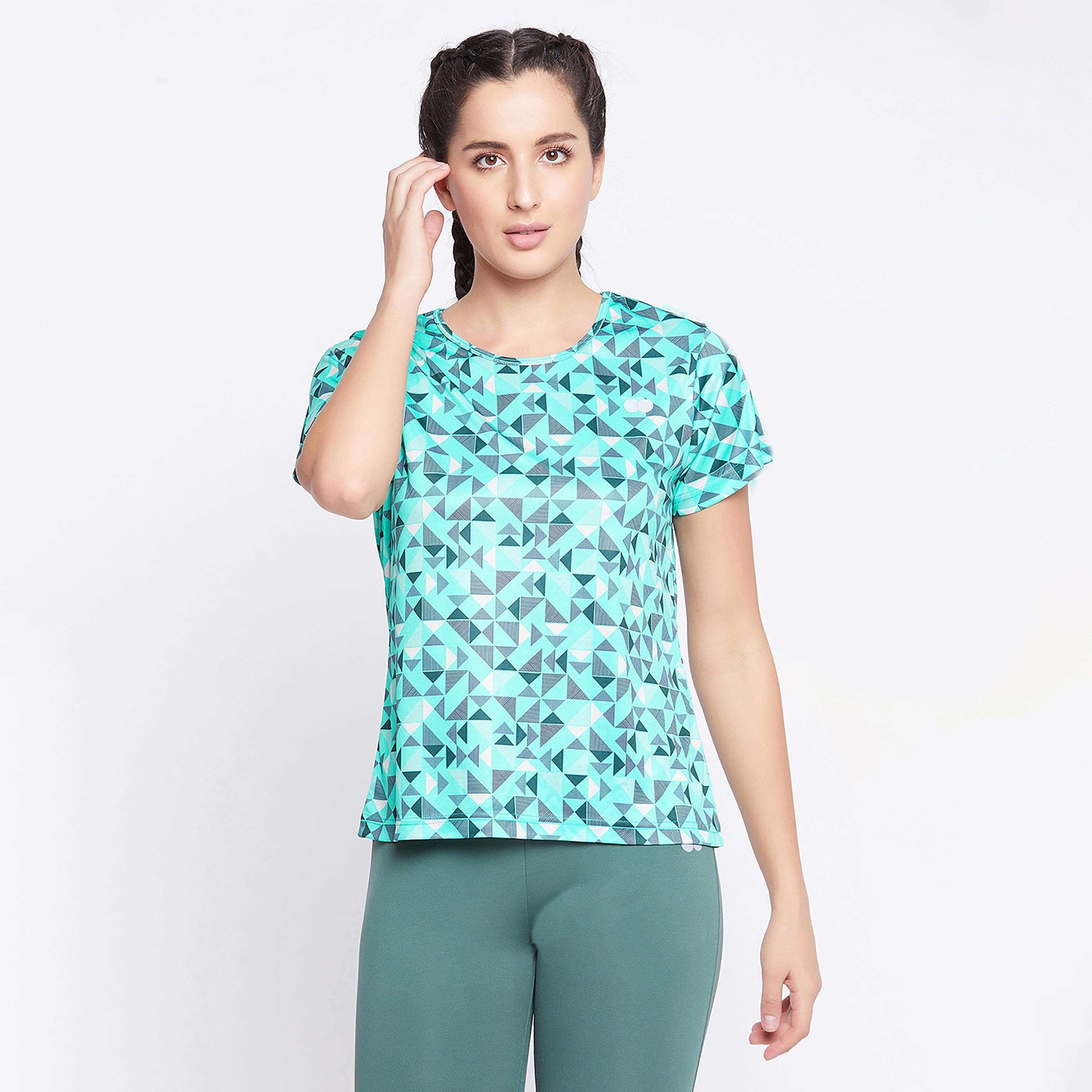 Clovia Printed Round Neck Short Sleeves T-Shirt-women-clothing-sportswearandactivewear-tshirtsandvests-image-2