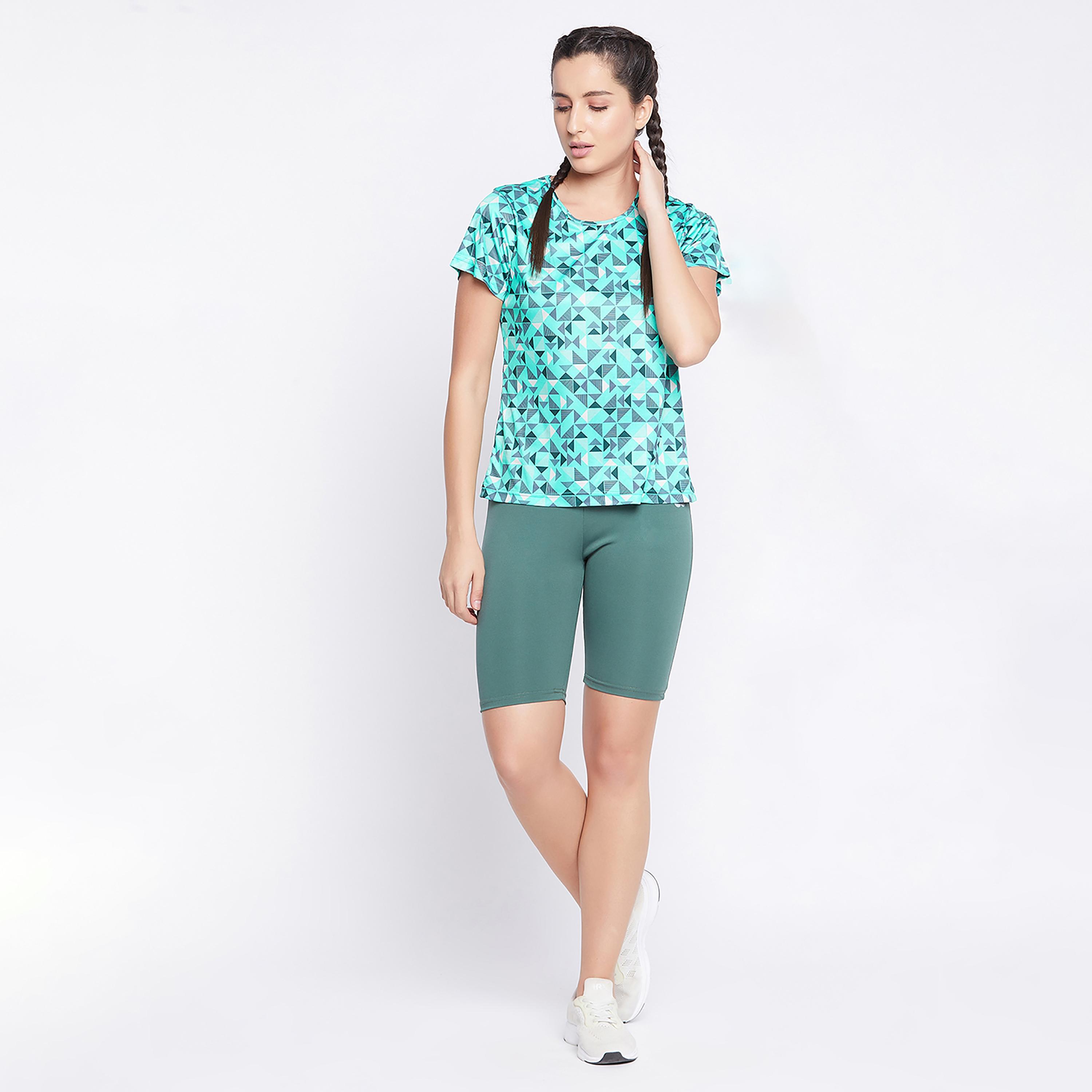 Clovia Printed Round Neck Short Sleeves T-Shirt-women-clothing-sportswearandactivewear-tshirtsandvests-image-3