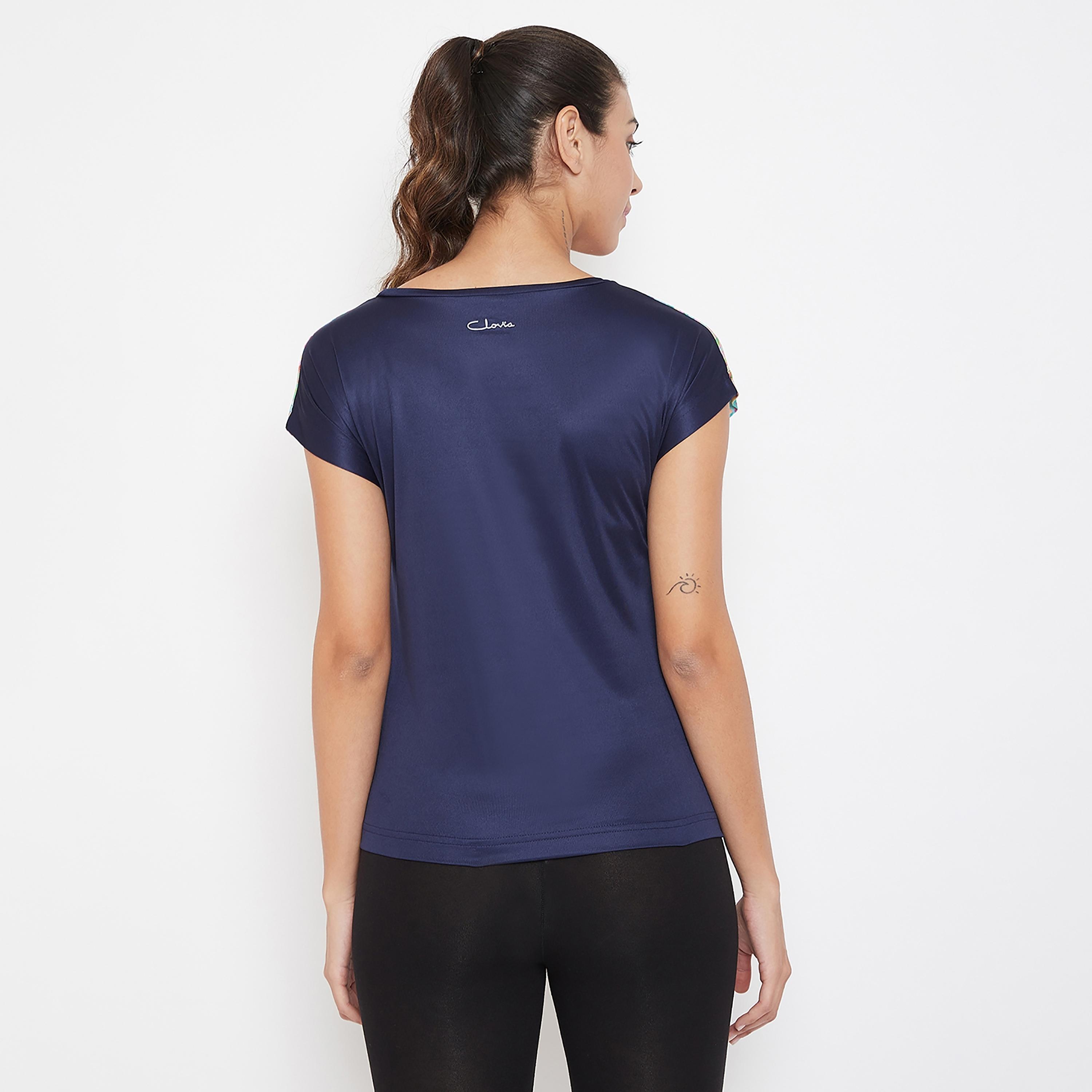 Clovia Printed Round Neck Short Sleeves T-Shirt-women-clothing-sportswearandactivewear-tshirtsandvests-image-5