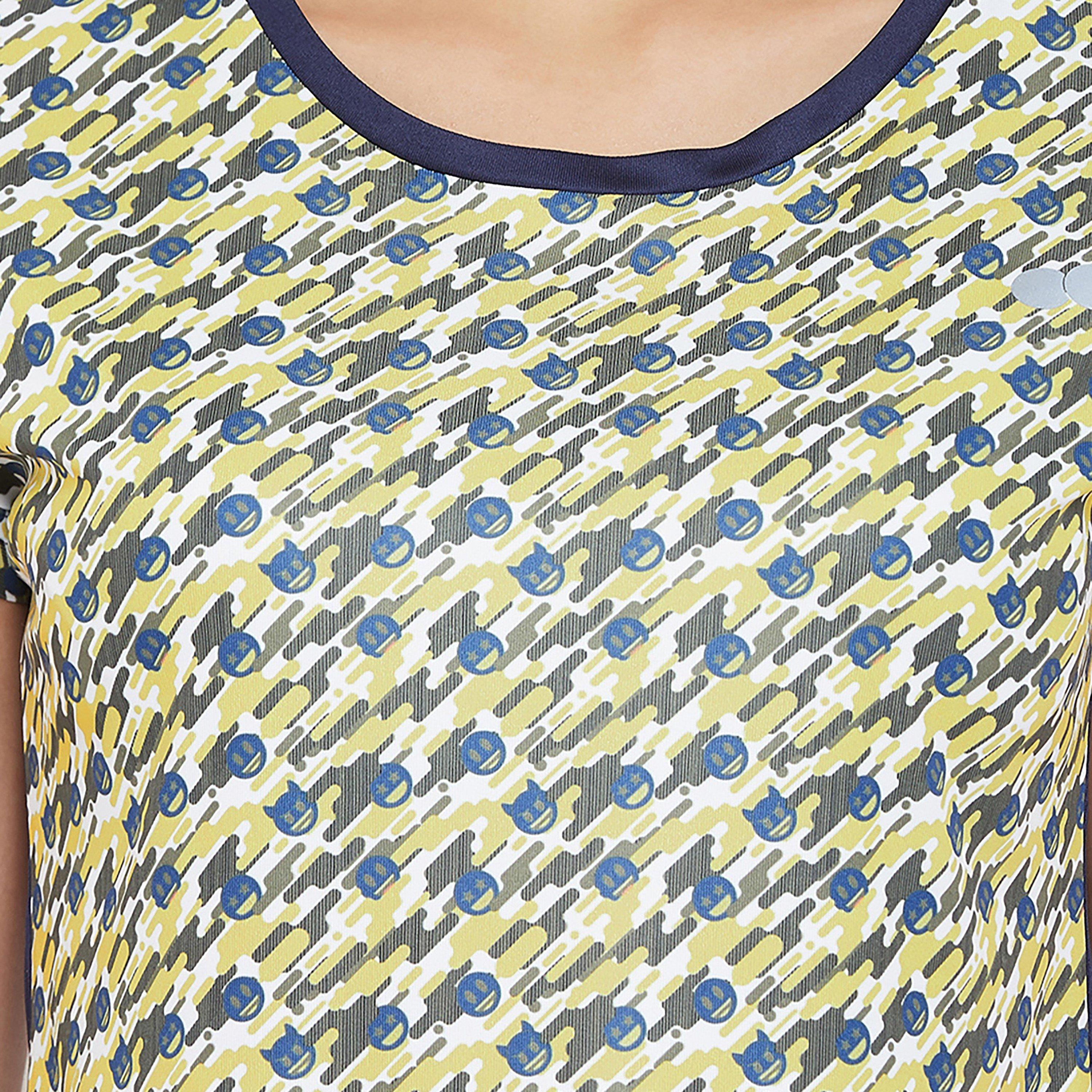 Clovia Printed Round Neck Short Sleeves T-Shirt-women-clothing-sportswearandactivewear-tshirtsandvests-image-4